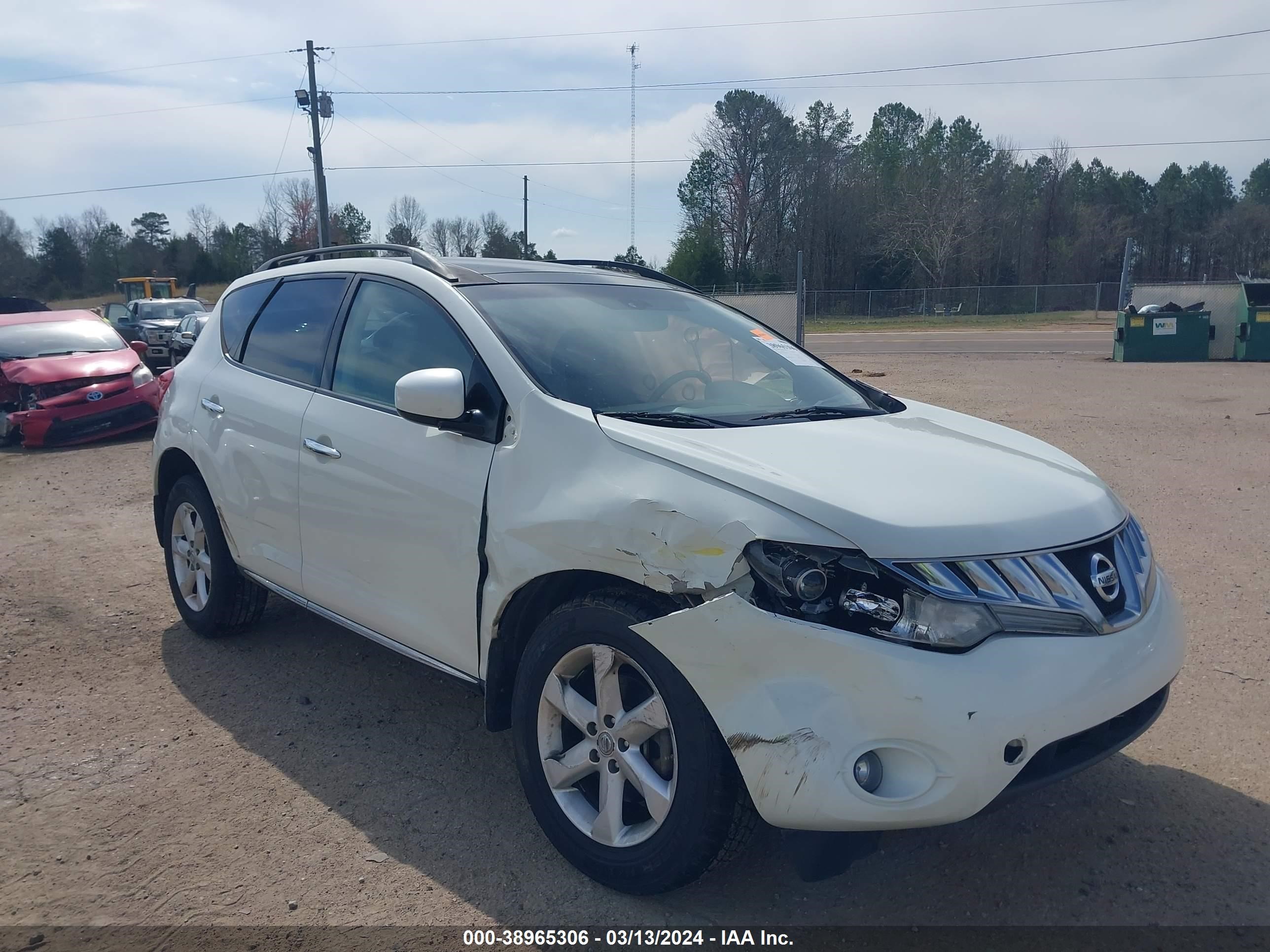 NISSAN MURANO 2009 jn8az18u49w022847