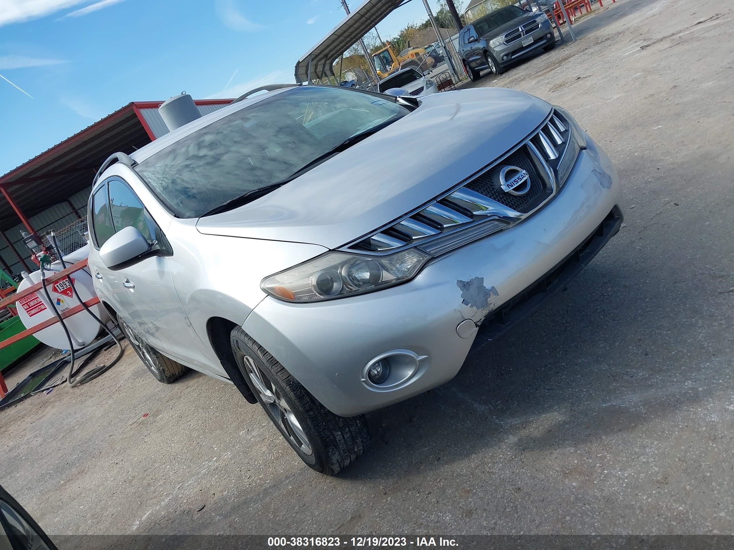 NISSAN MURANO 2009 jn8az18u49w025862