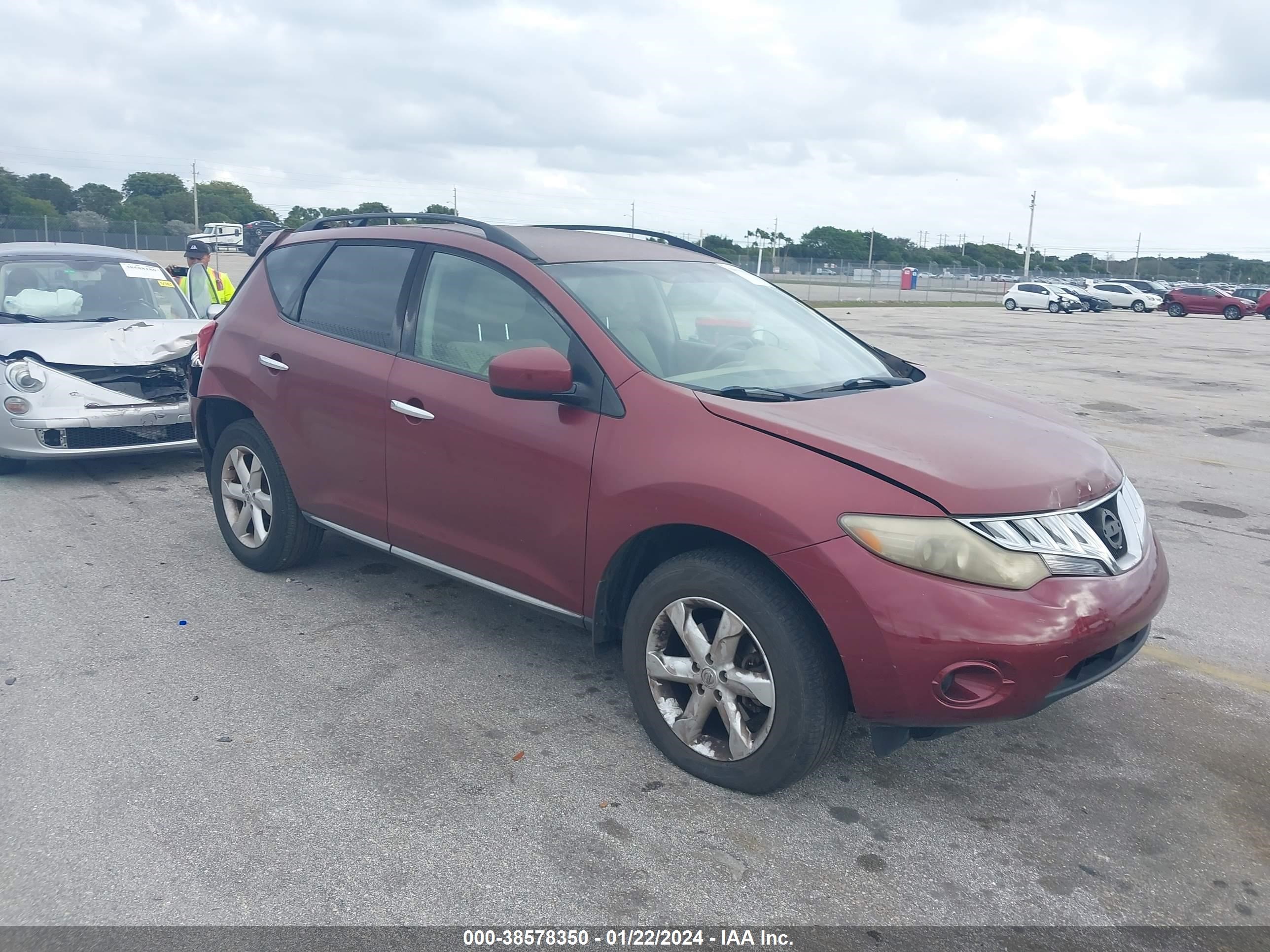 NISSAN MURANO 2009 jn8az18u59w010867