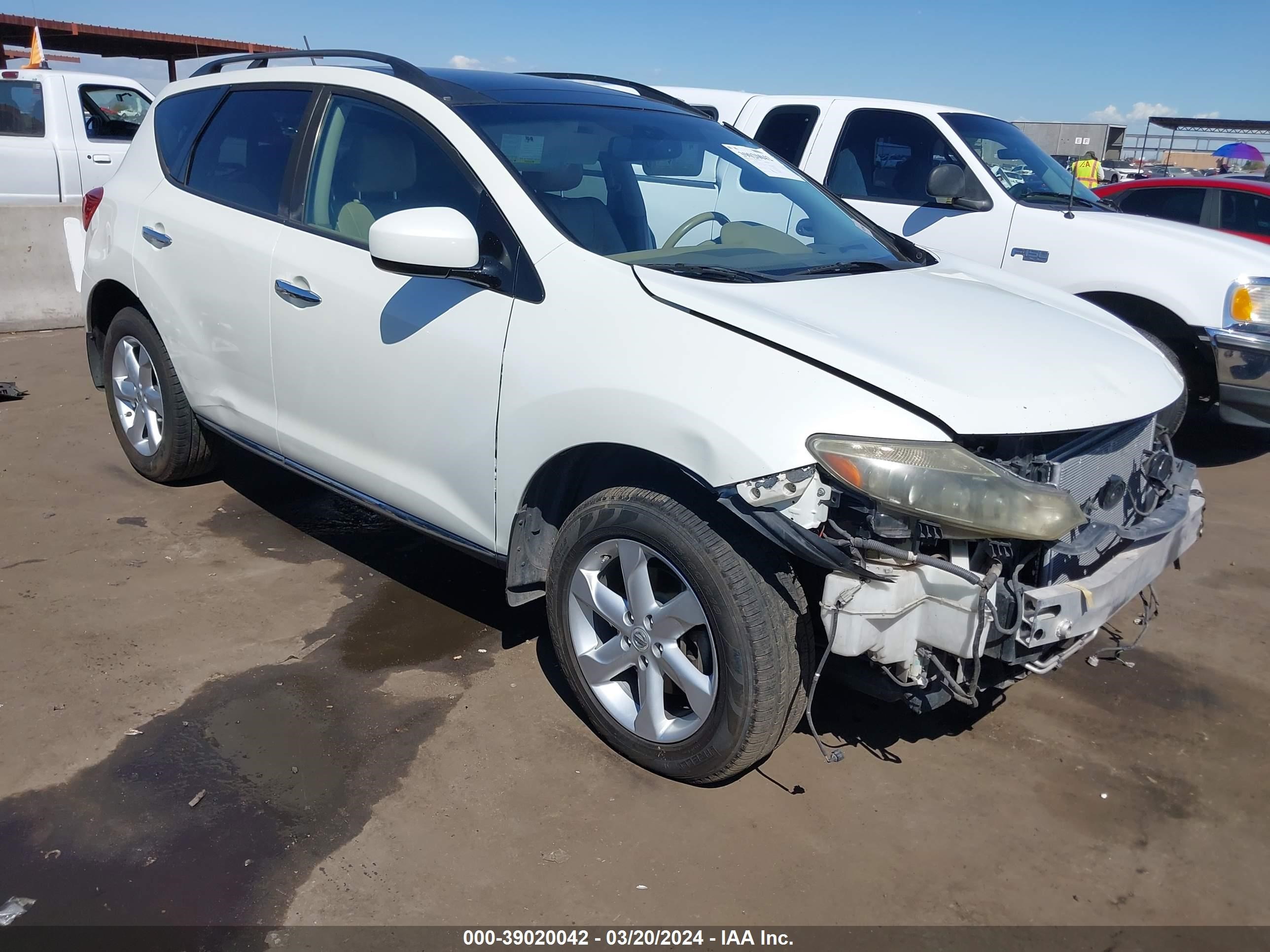 NISSAN MURANO 2009 jn8az18u79w013852