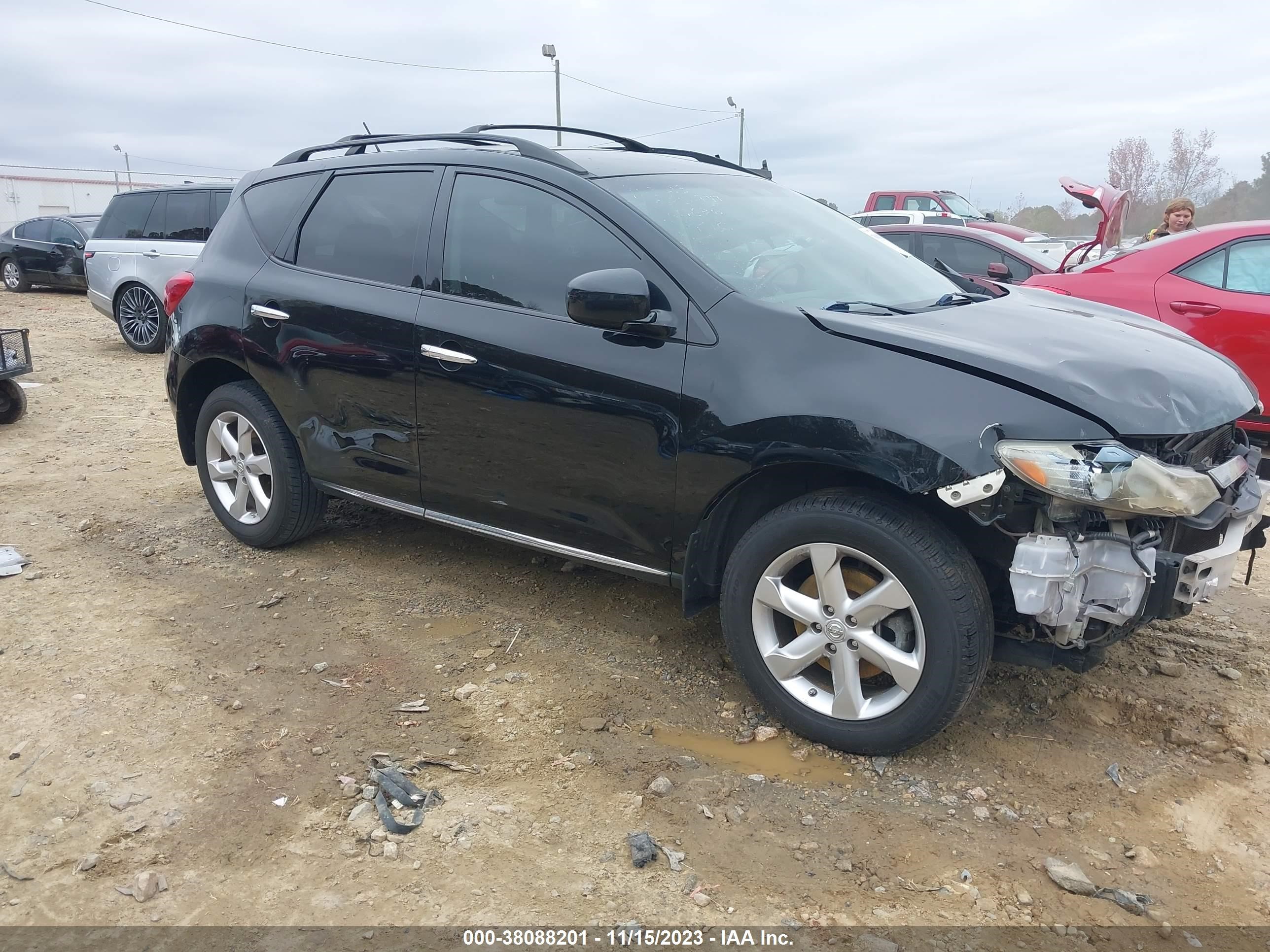 NISSAN MURANO 2009 jn8az18u79w017626