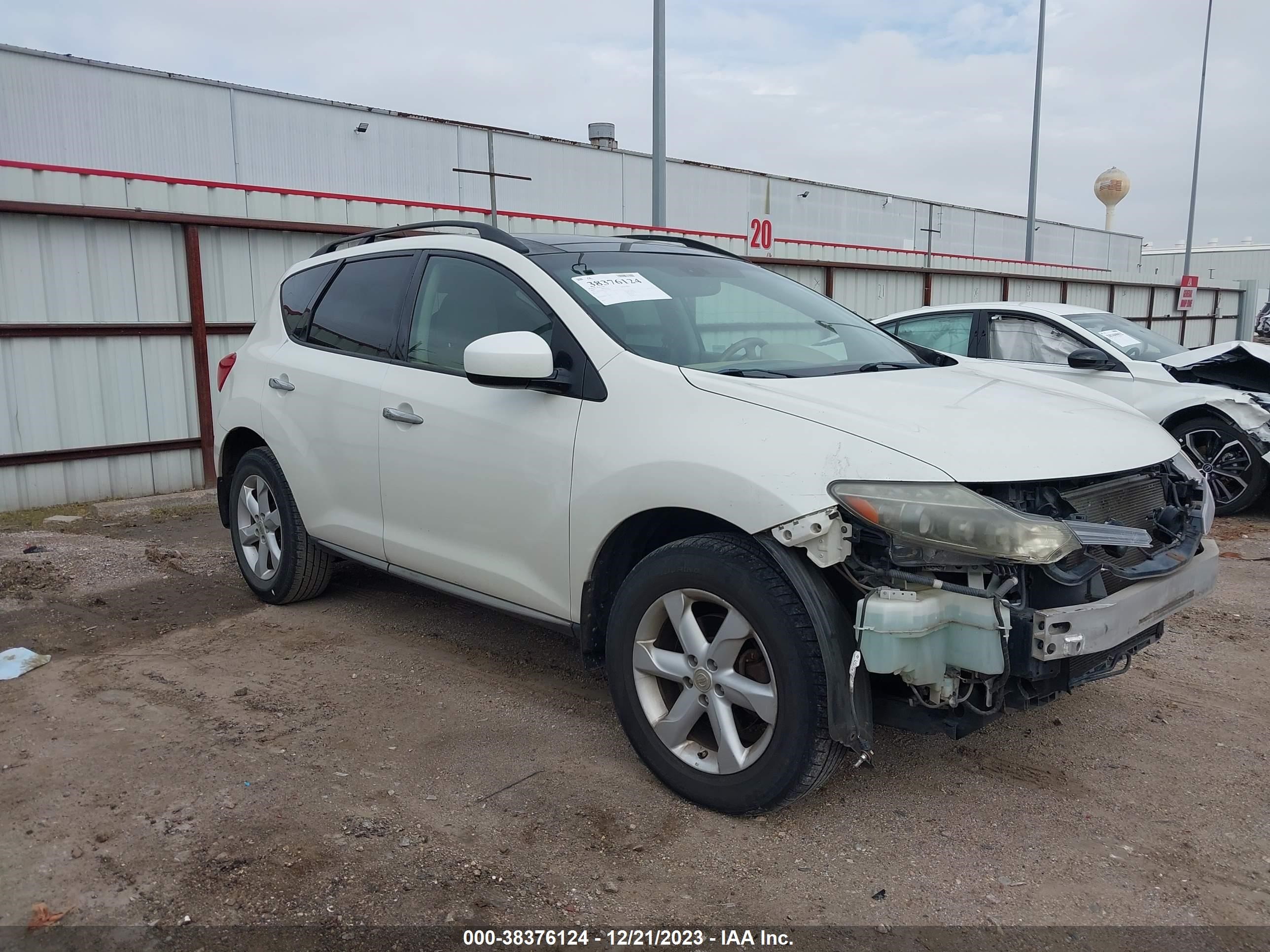 NISSAN MURANO 2009 jn8az18u79w030361