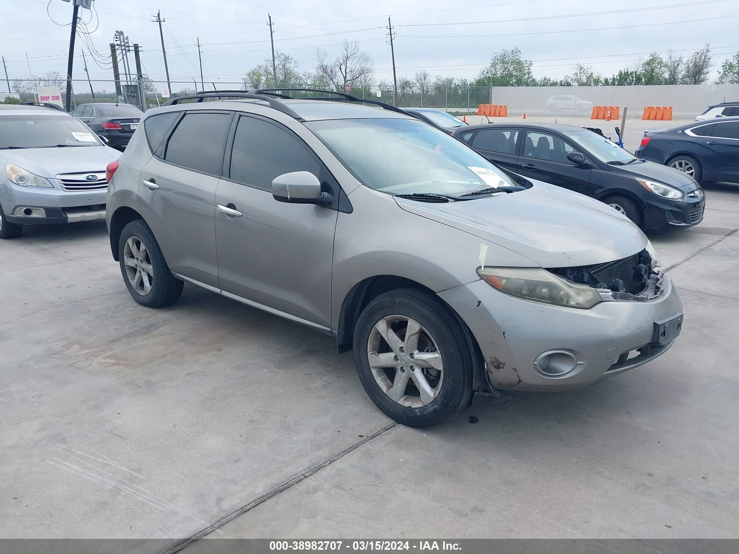 NISSAN MURANO 2009 jn8az18u89w010913