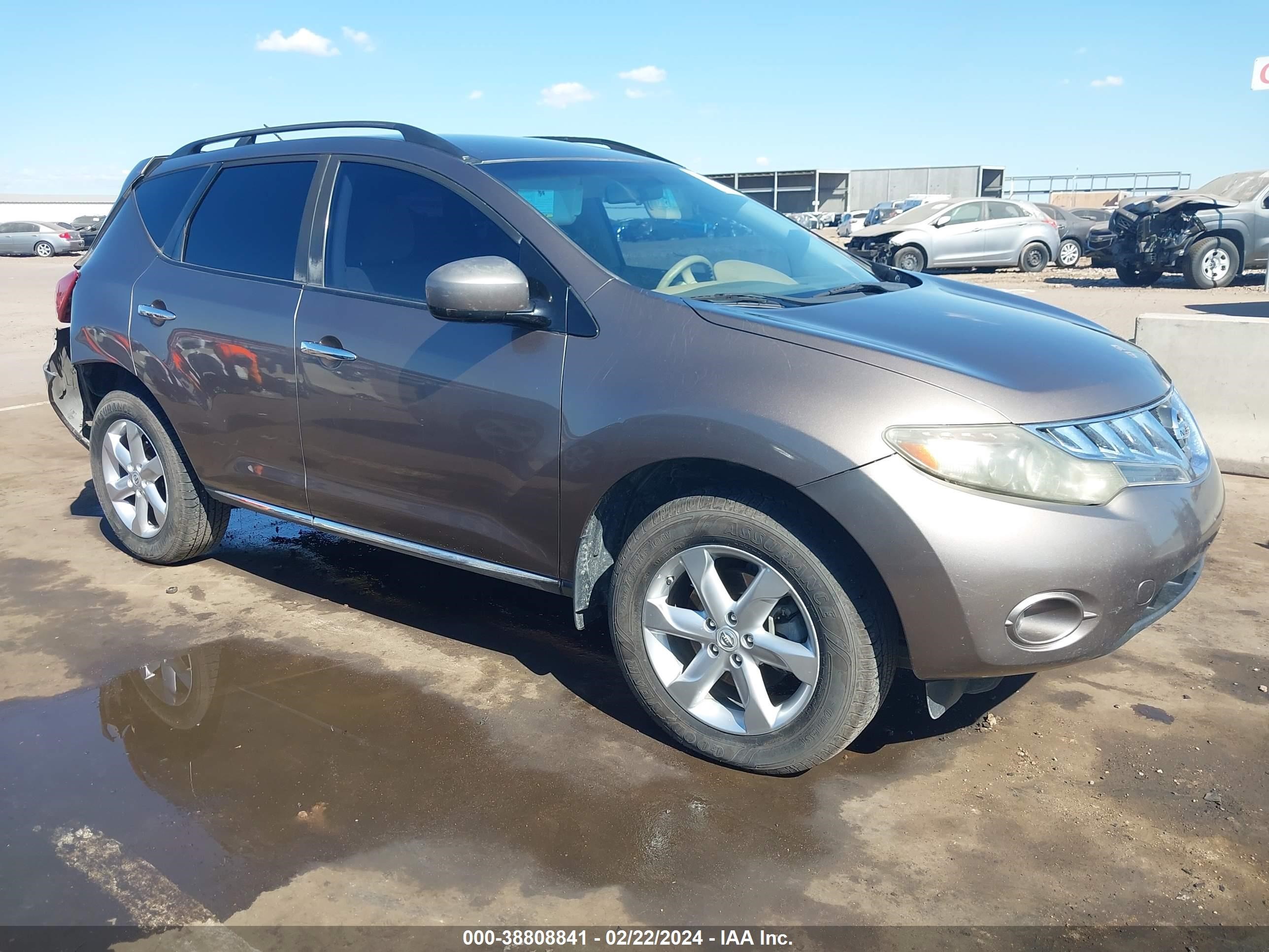 NISSAN MURANO 2009 jn8az18u89w015755