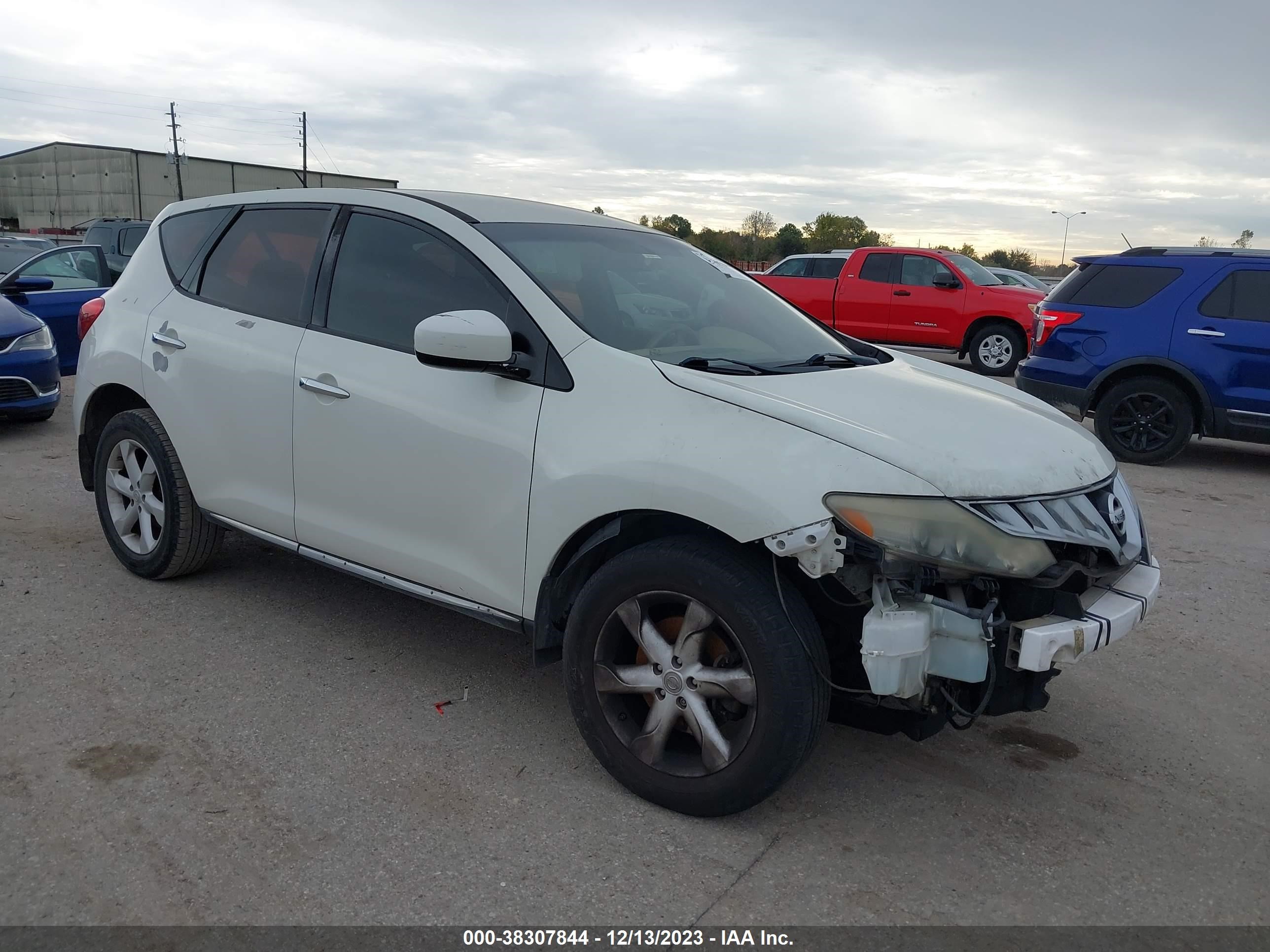 NISSAN MURANO 2009 jn8az18u99w100264