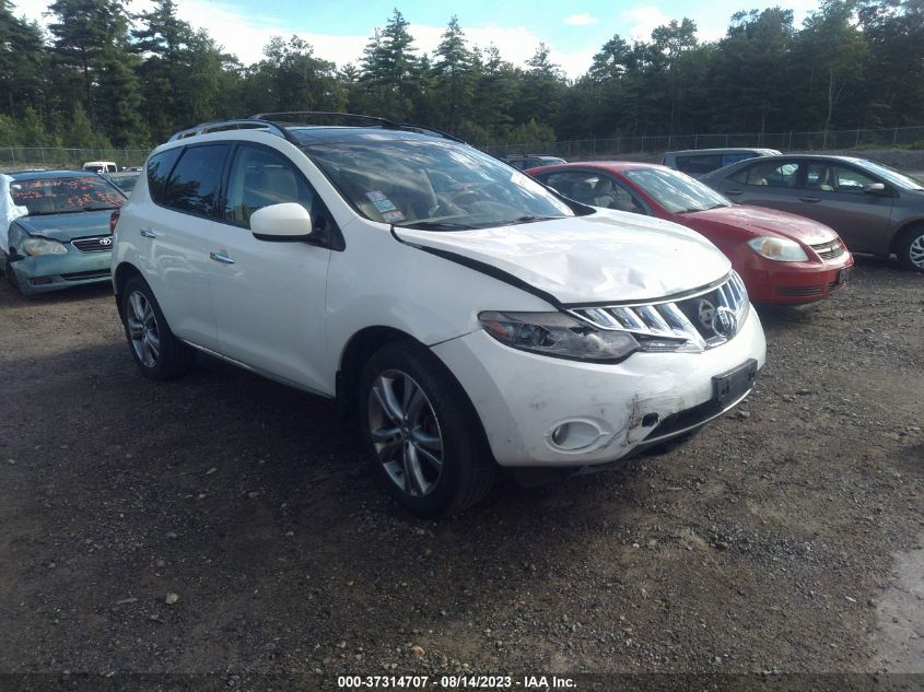 NISSAN MURANO 2009 jn8az18w09w106438