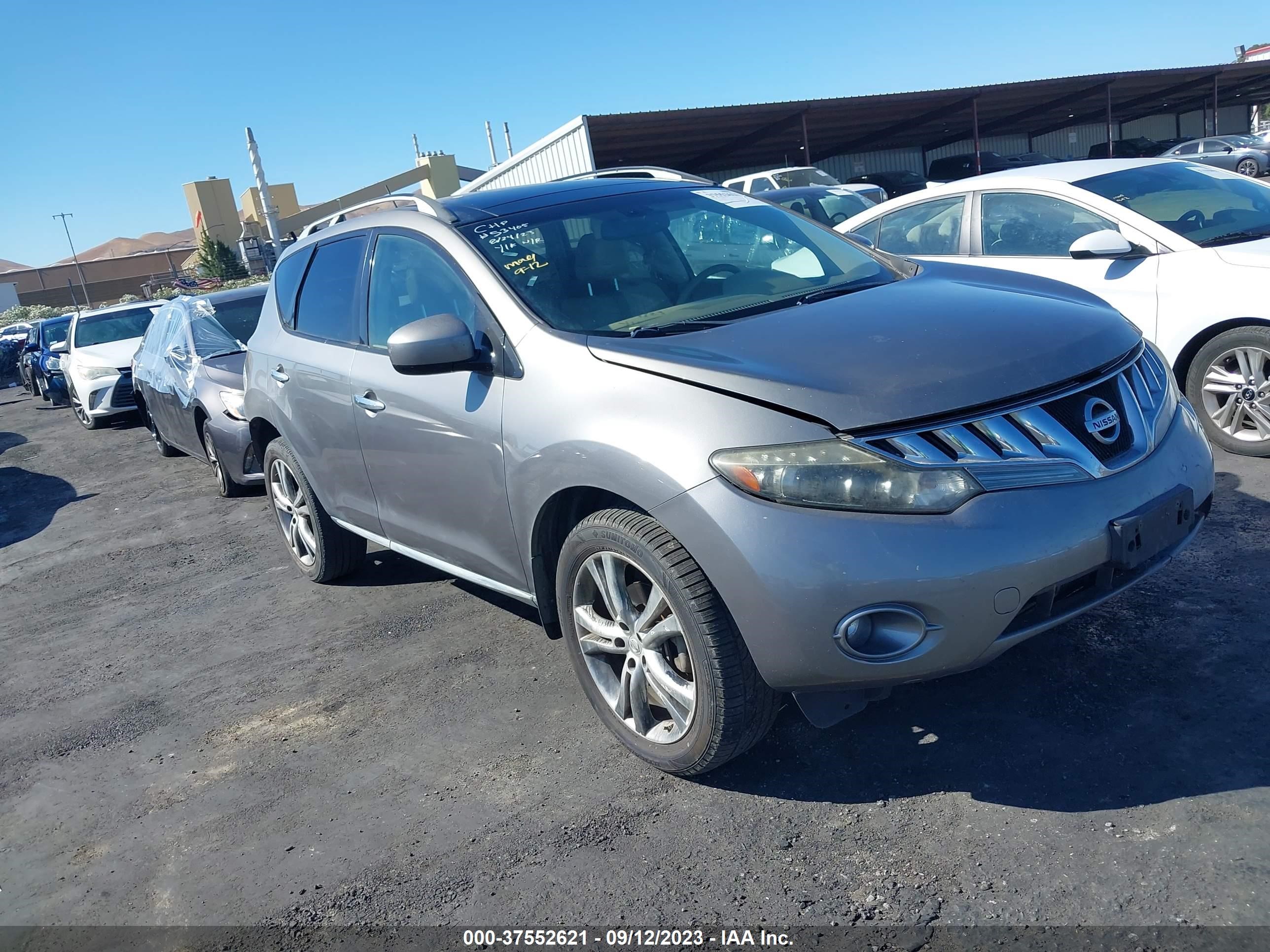 NISSAN MURANO 2009 jn8az18w09w108237