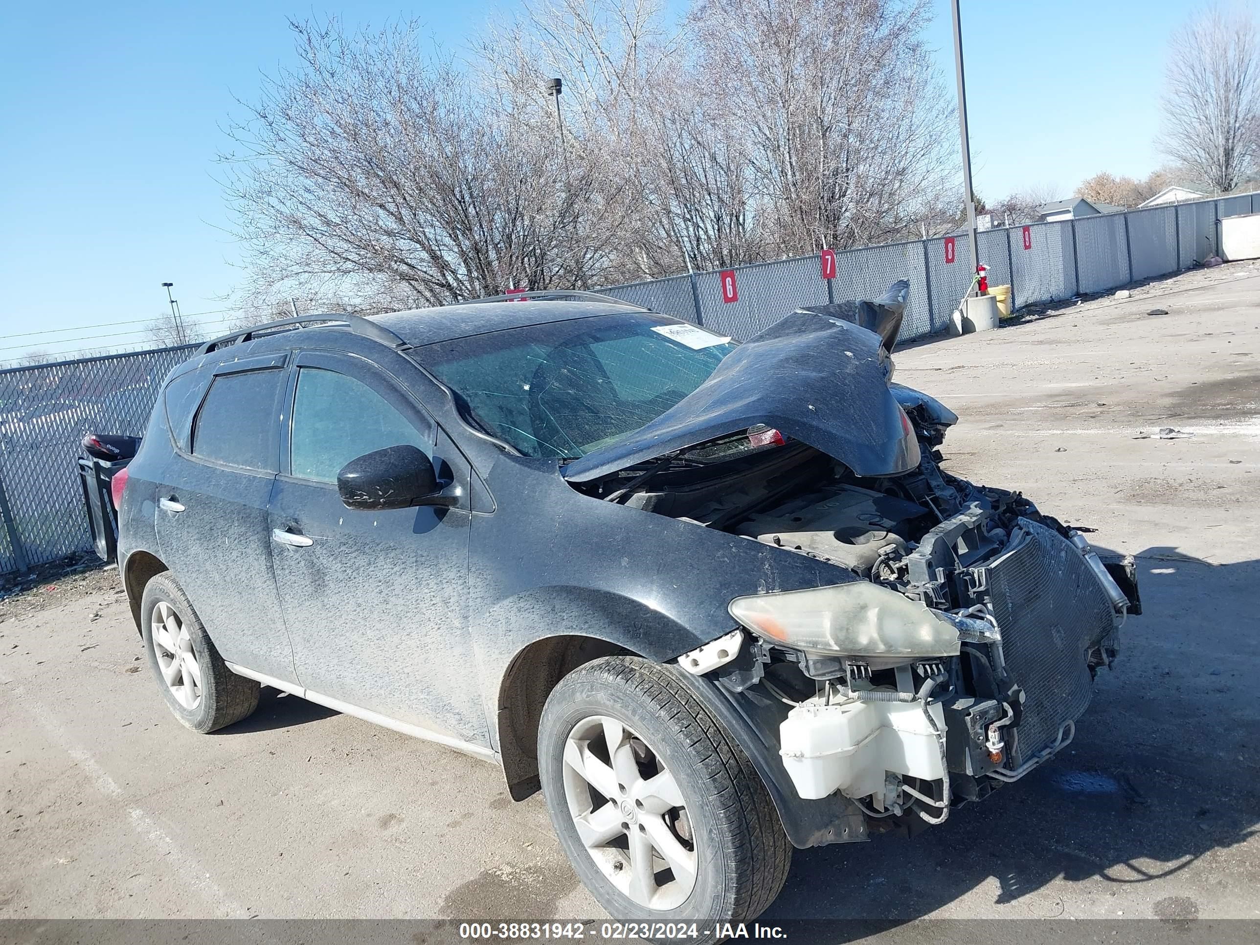 NISSAN MURANO 2009 jn8az18w09w132960