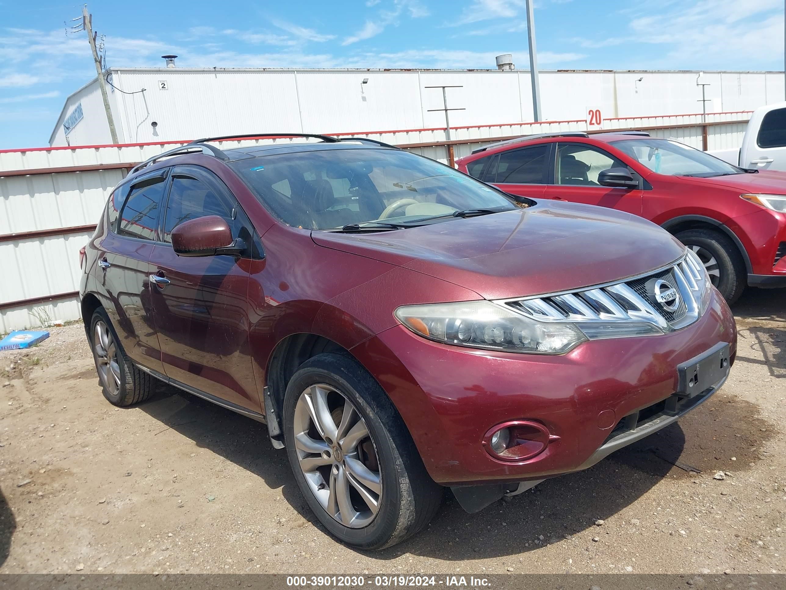 NISSAN MURANO 2009 jn8az18w09w150004