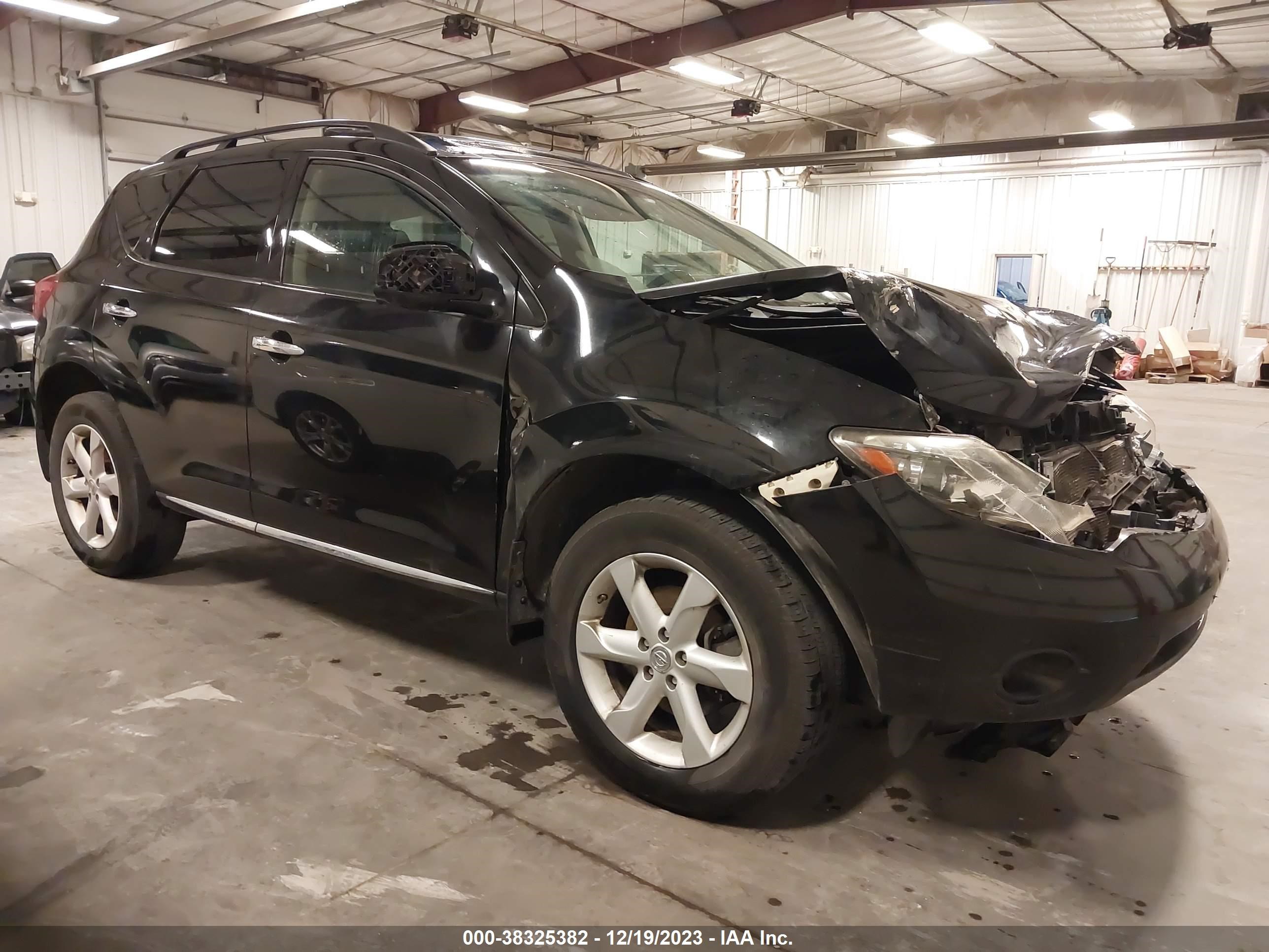 NISSAN MURANO 2009 jn8az18w09w150987