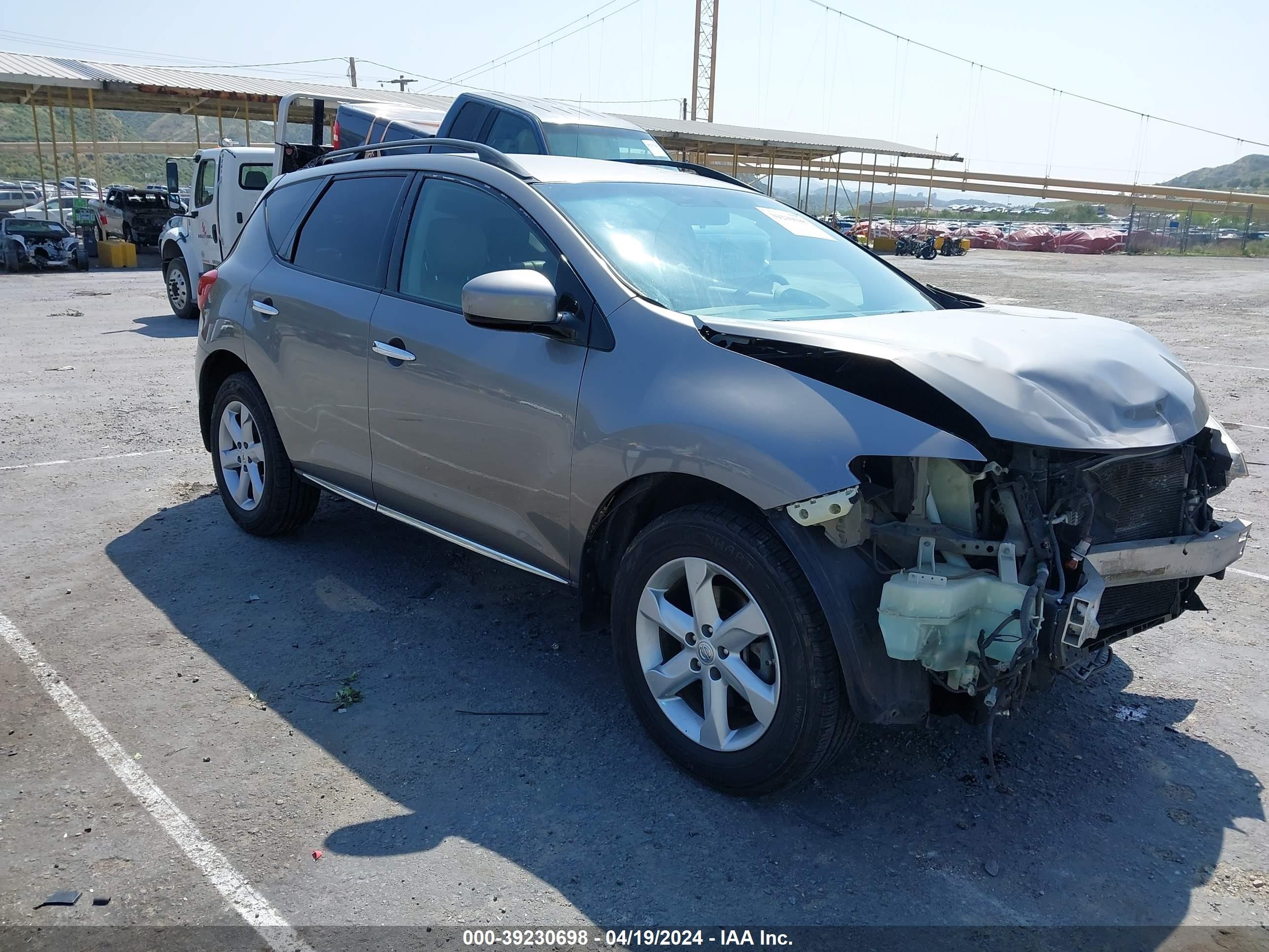 NISSAN MURANO 2009 jn8az18w09w155610