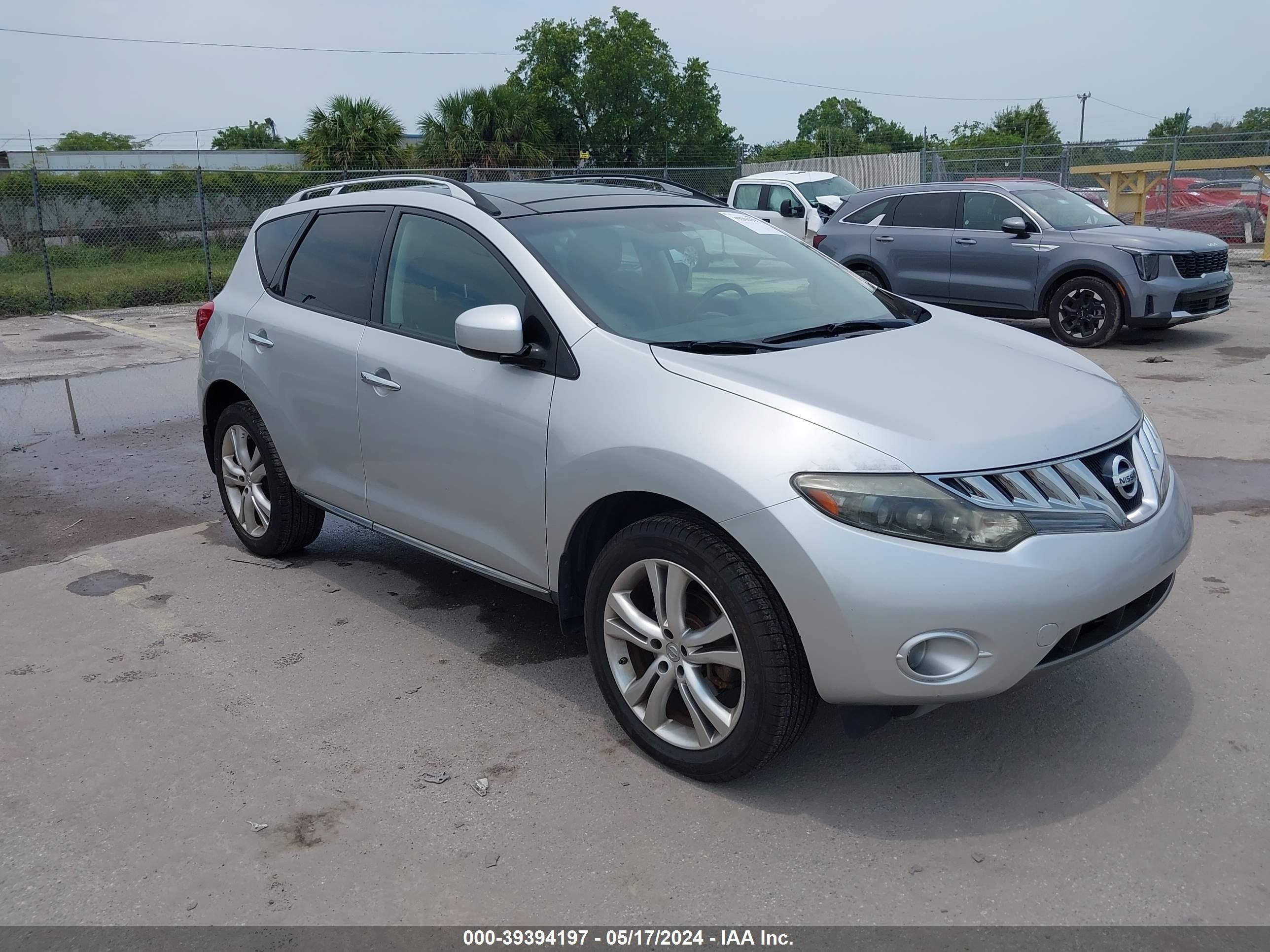 NISSAN MURANO 2009 jn8az18w09w159530