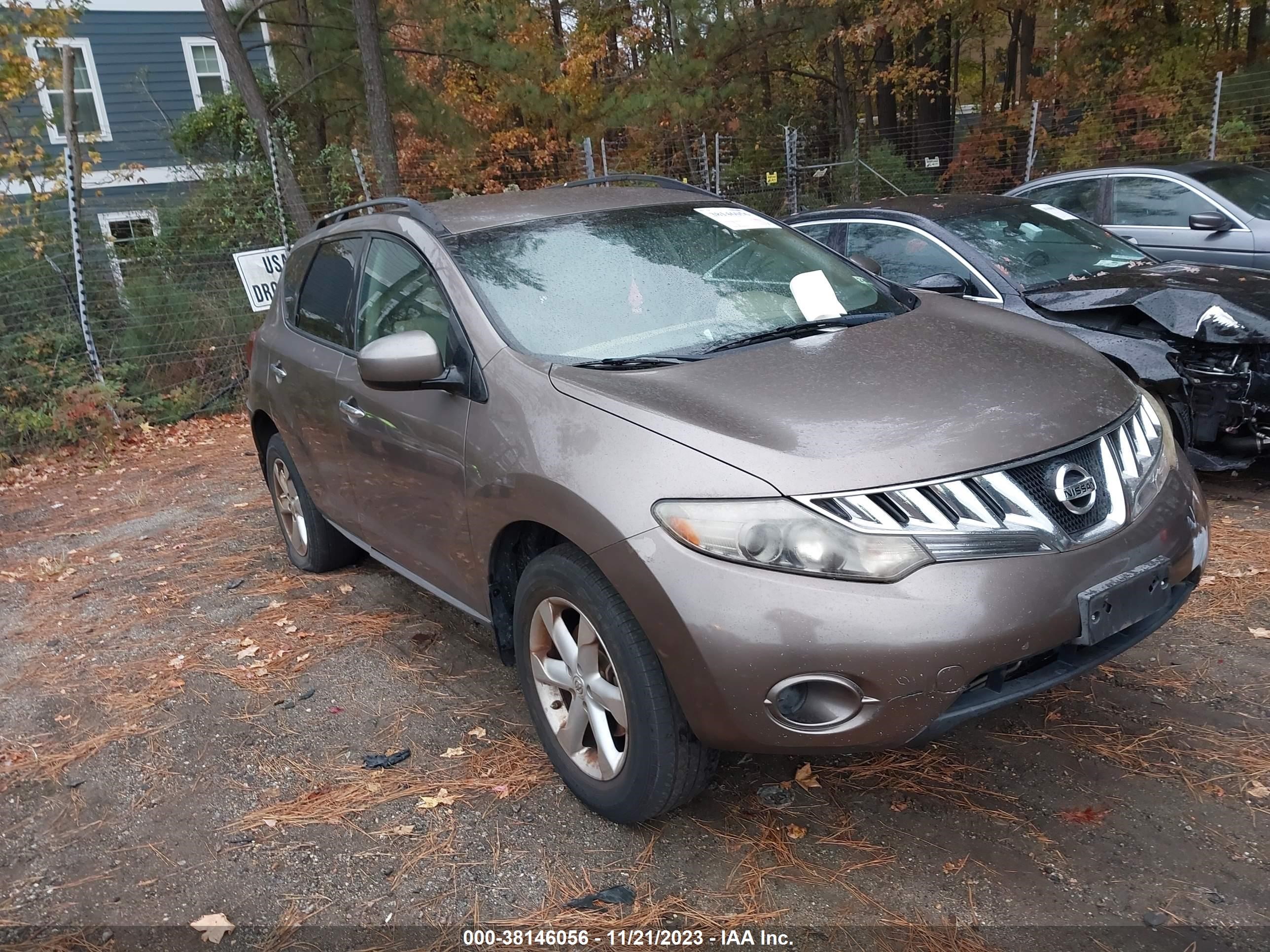 NISSAN MURANO 2009 jn8az18w19w111938