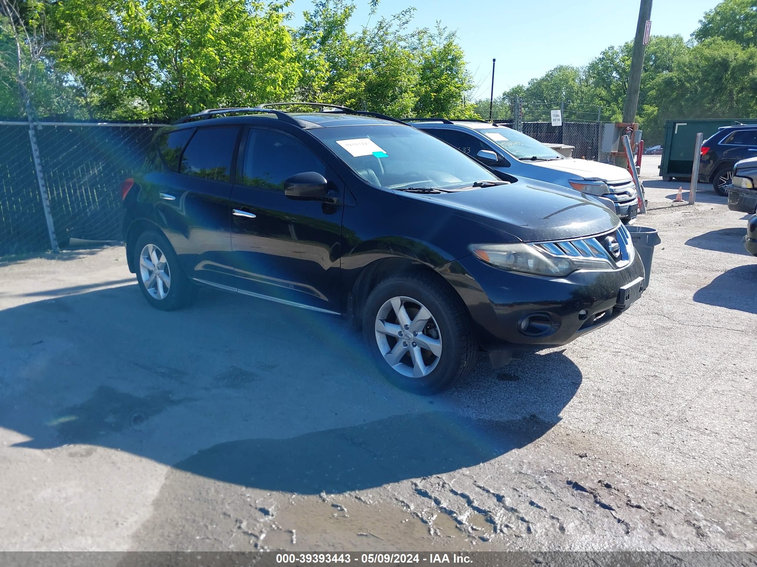 NISSAN MURANO 2009 jn8az18w19w115679