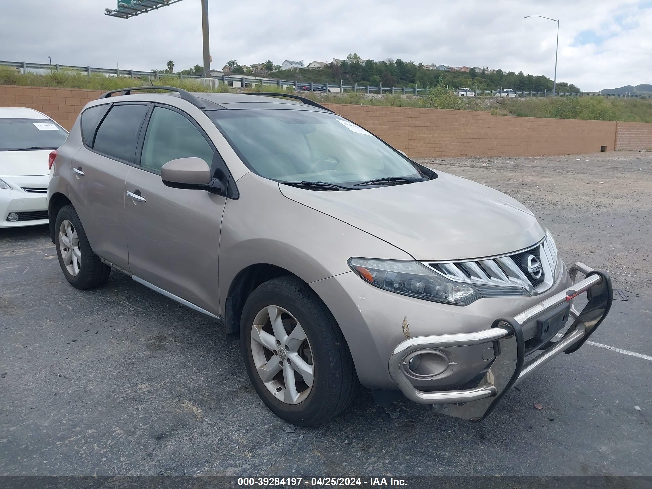 NISSAN MURANO 2009 jn8az18w19w158225