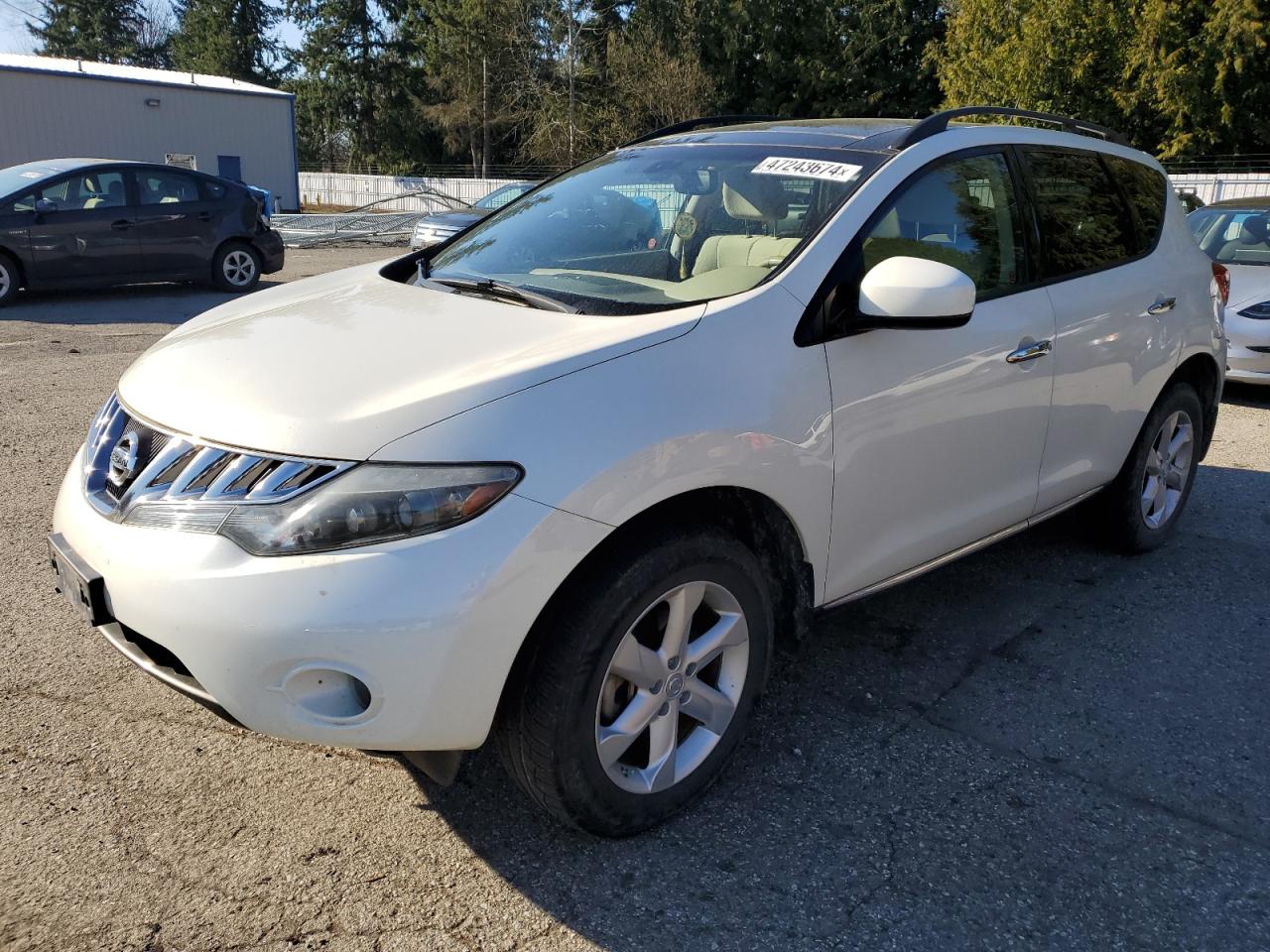 NISSAN MURANO 2009 jn8az18w19w202790