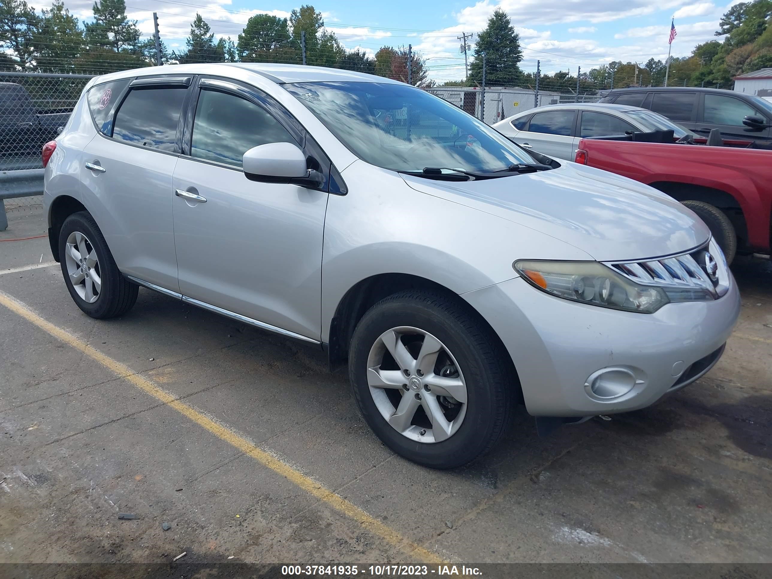 NISSAN MURANO 2009 jn8az18w29w117747