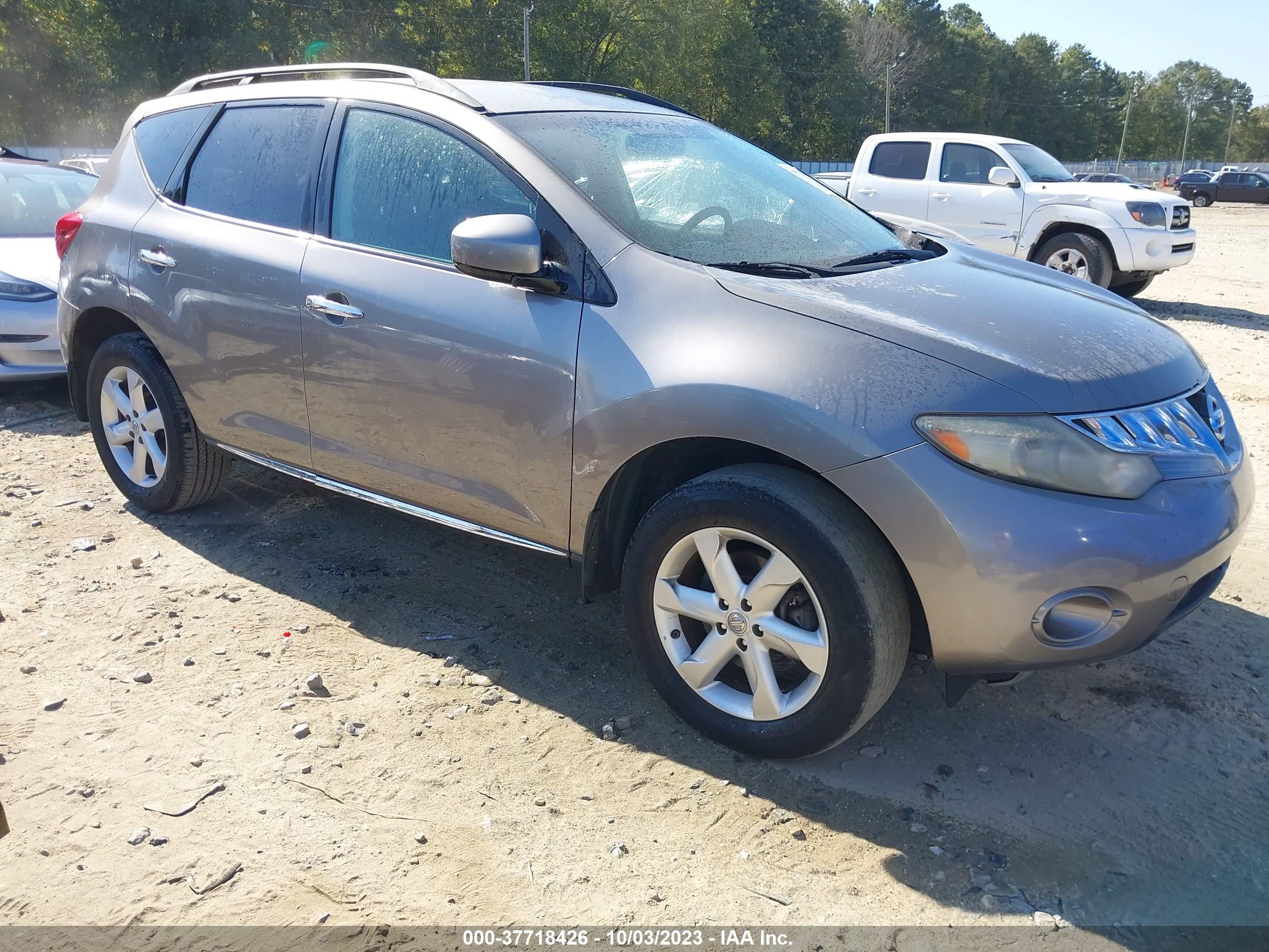 NISSAN MURANO 2009 jn8az18w39w135979