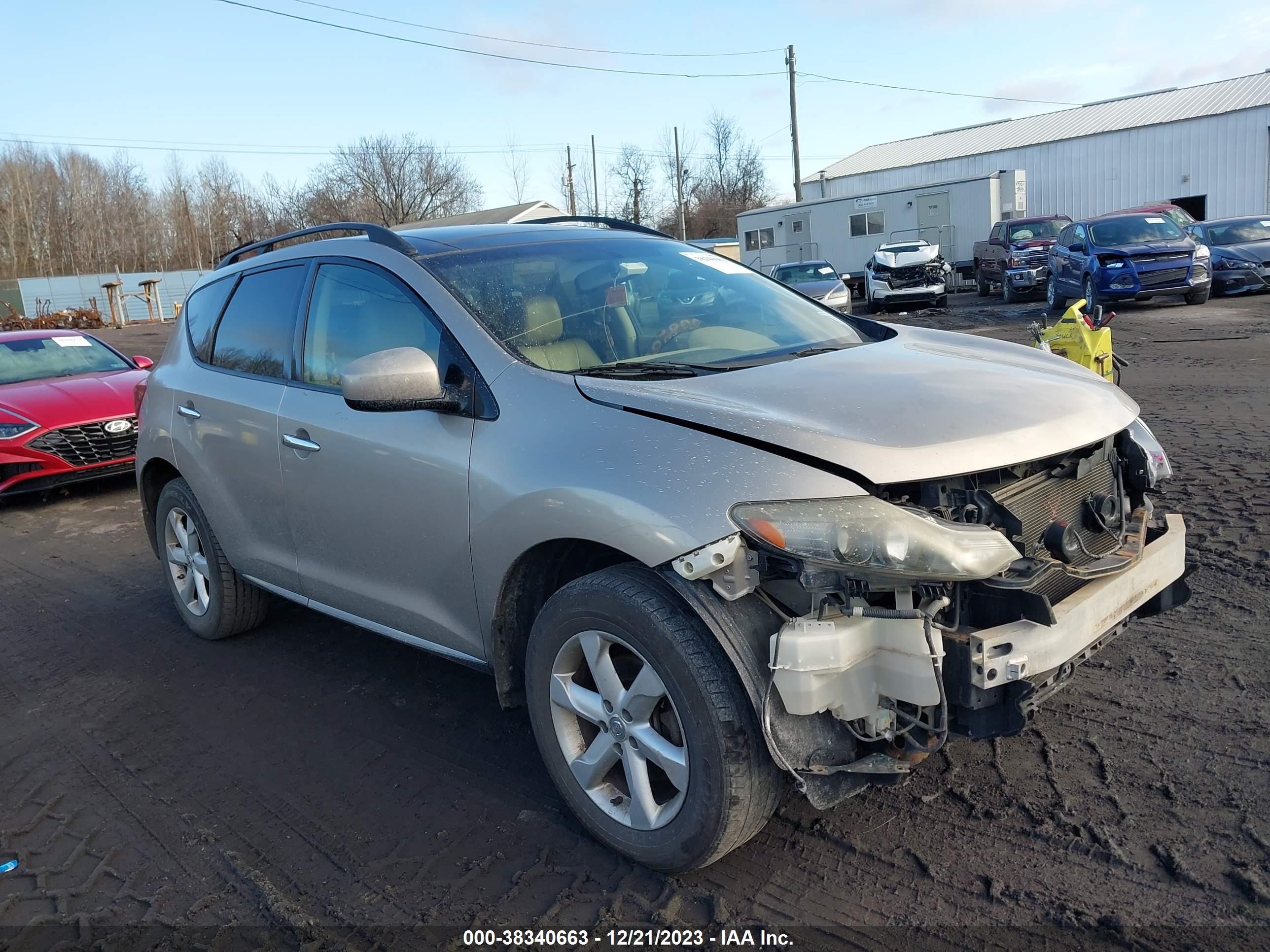 NISSAN MURANO 2009 jn8az18w39w152393