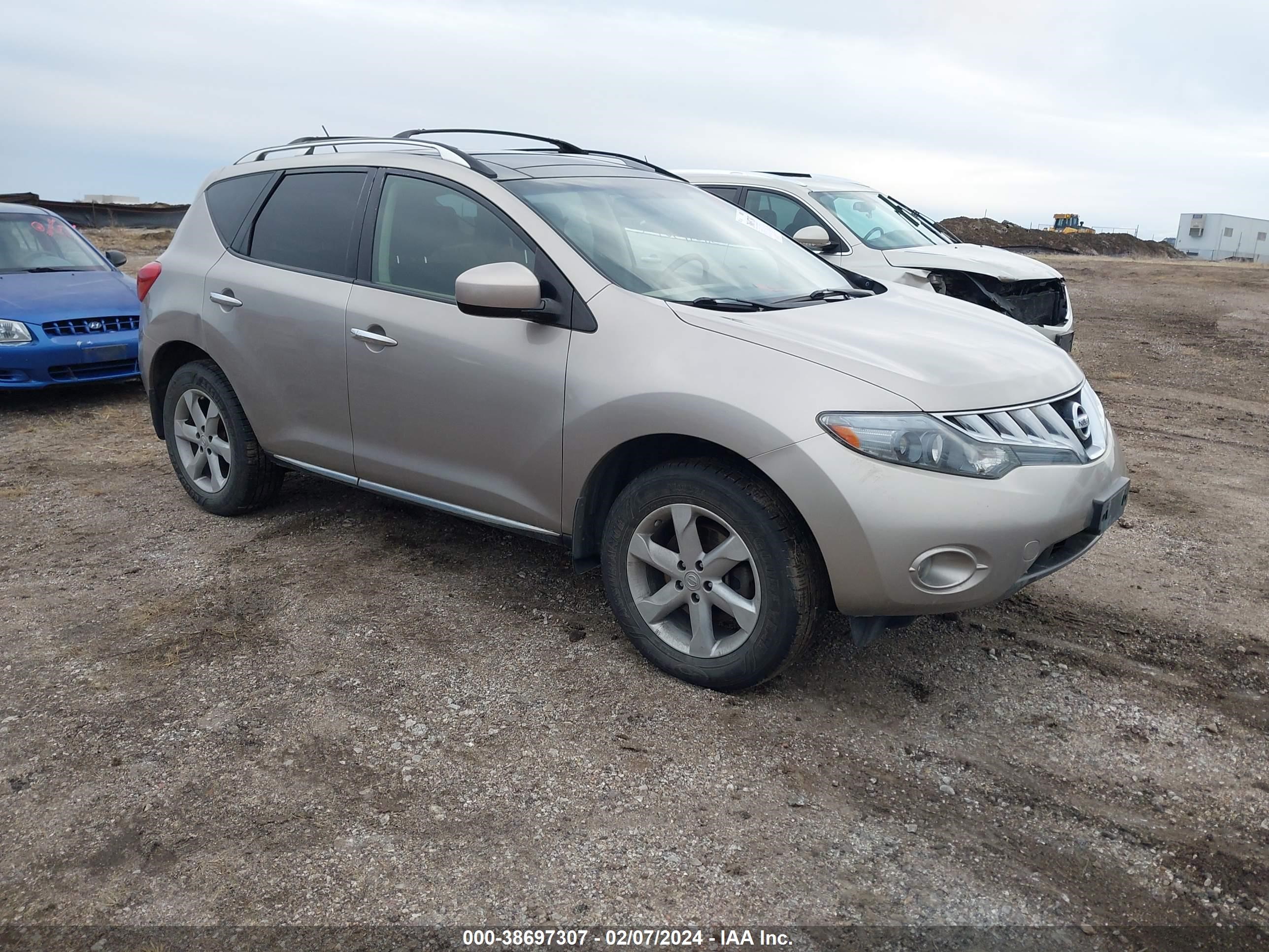 NISSAN MURANO 2009 jn8az18w39w209465