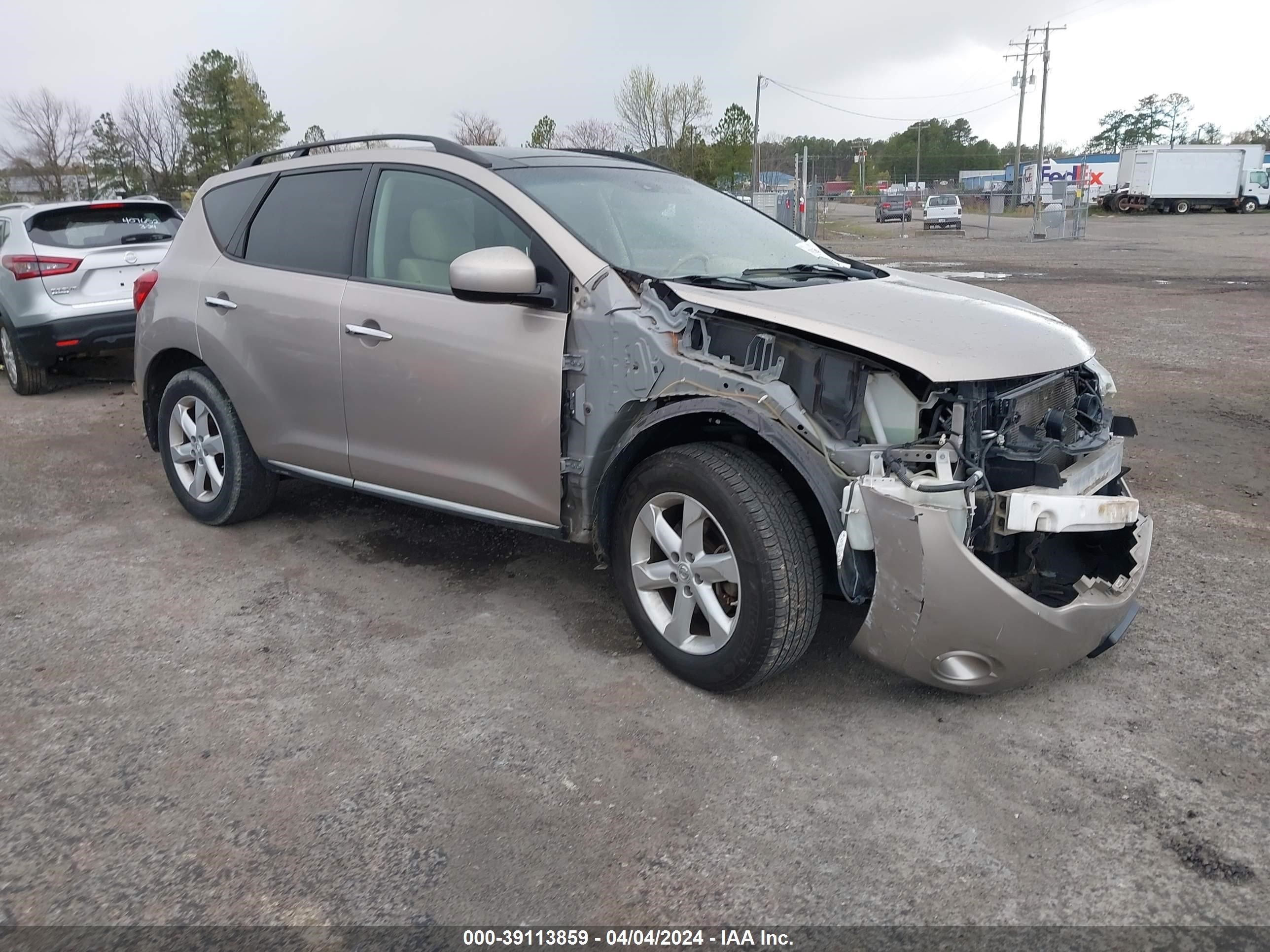 NISSAN MURANO 2009 jn8az18w49w146764