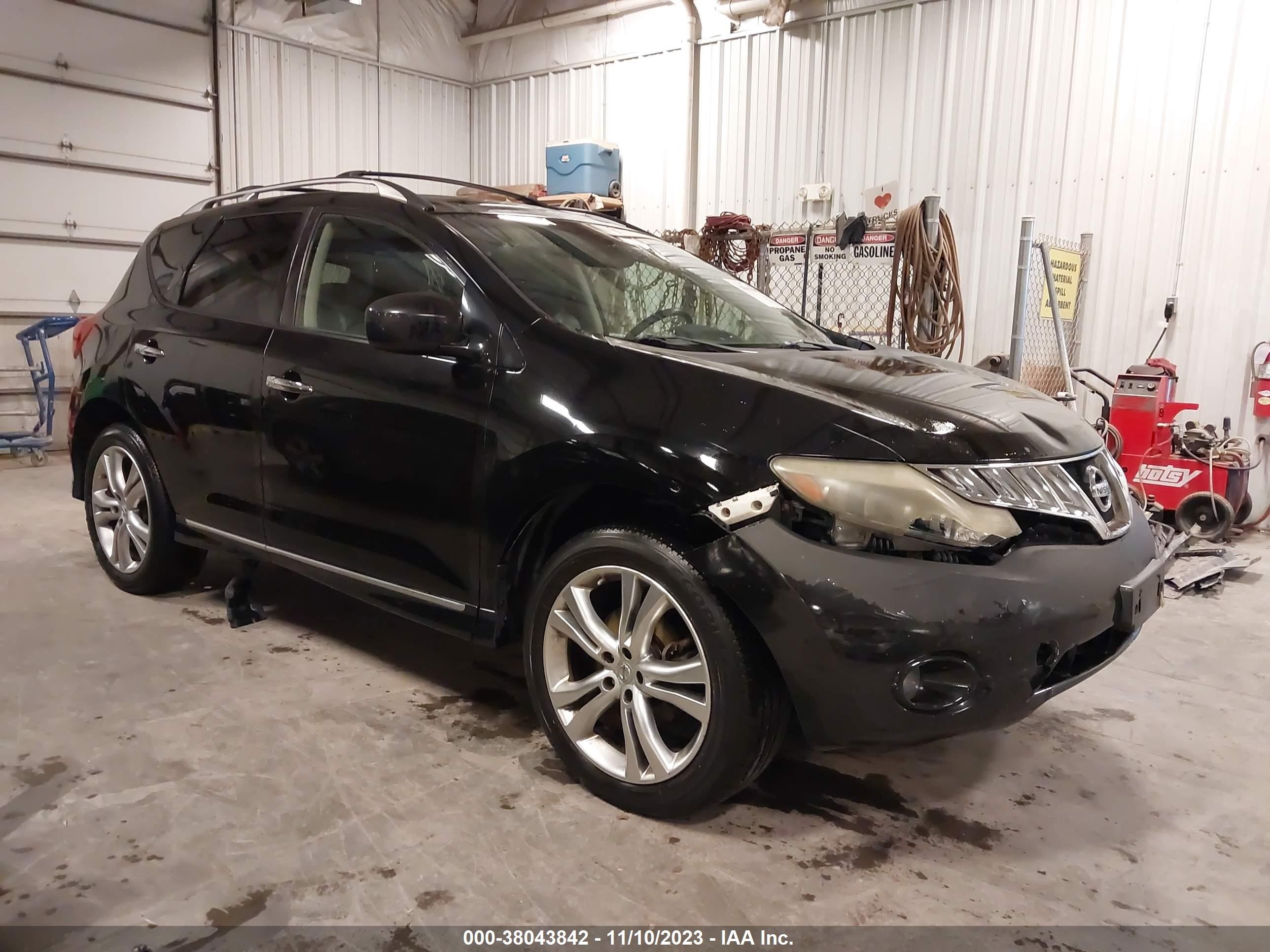 NISSAN MURANO 2009 jn8az18w49w159644