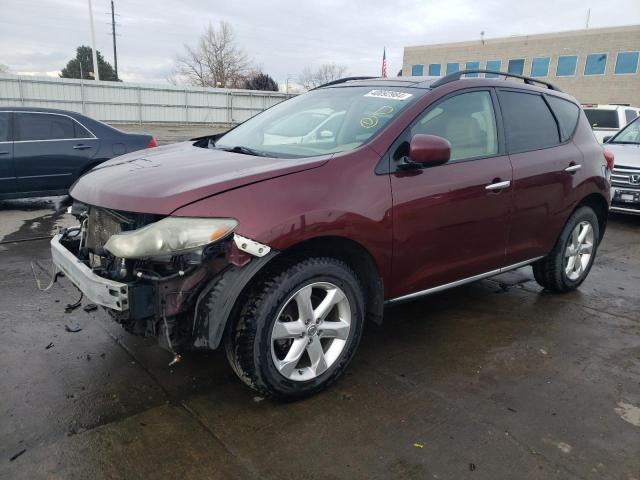 NISSAN MURANO 2009 jn8az18w49w161314