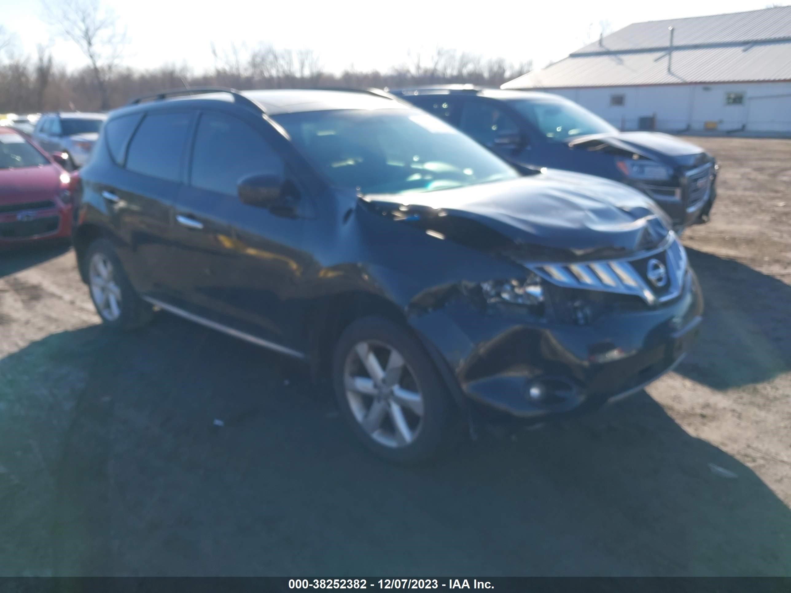 NISSAN MURANO 2009 jn8az18w69w133546