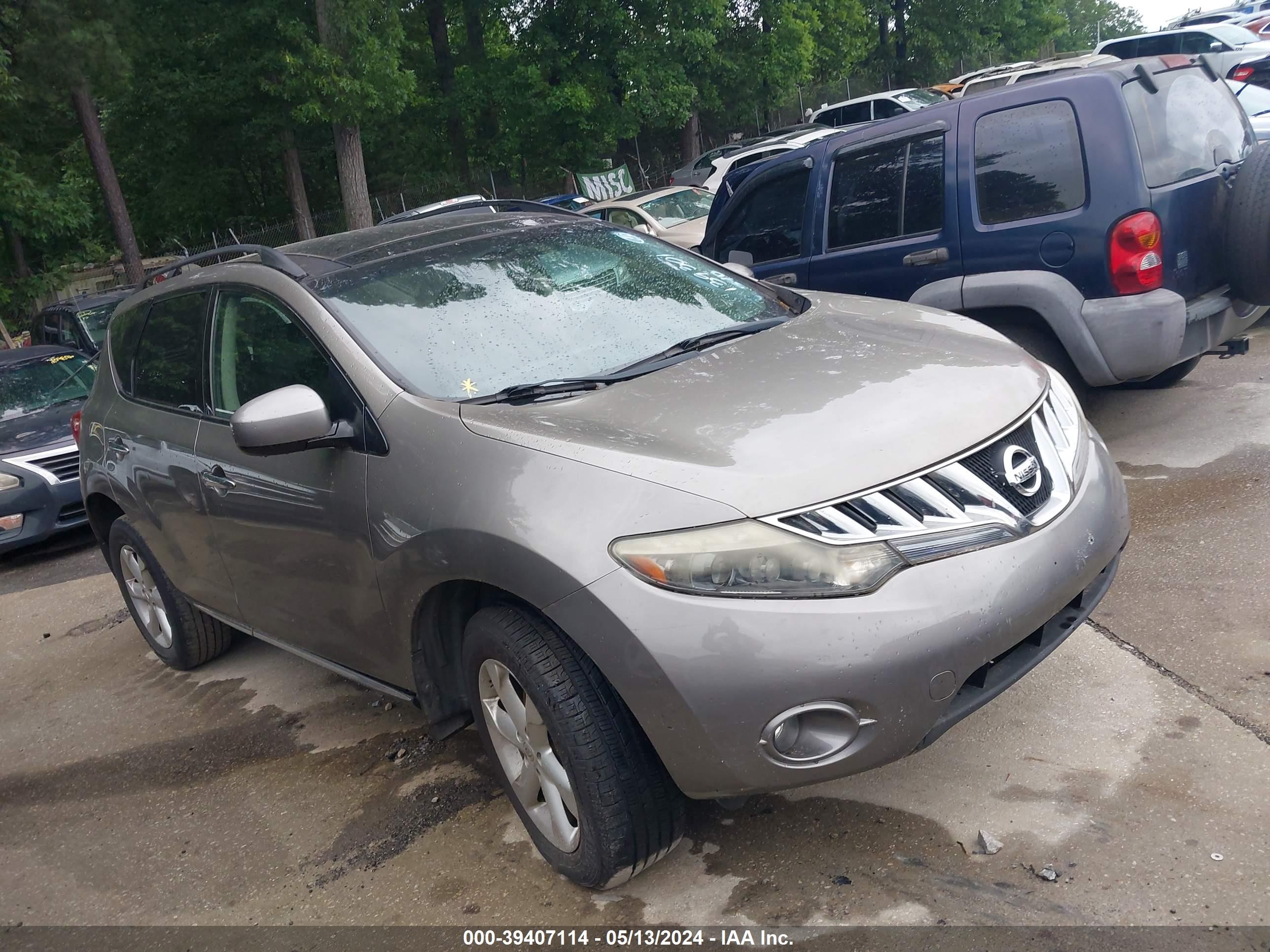 NISSAN MURANO 2009 jn8az18w69w139301