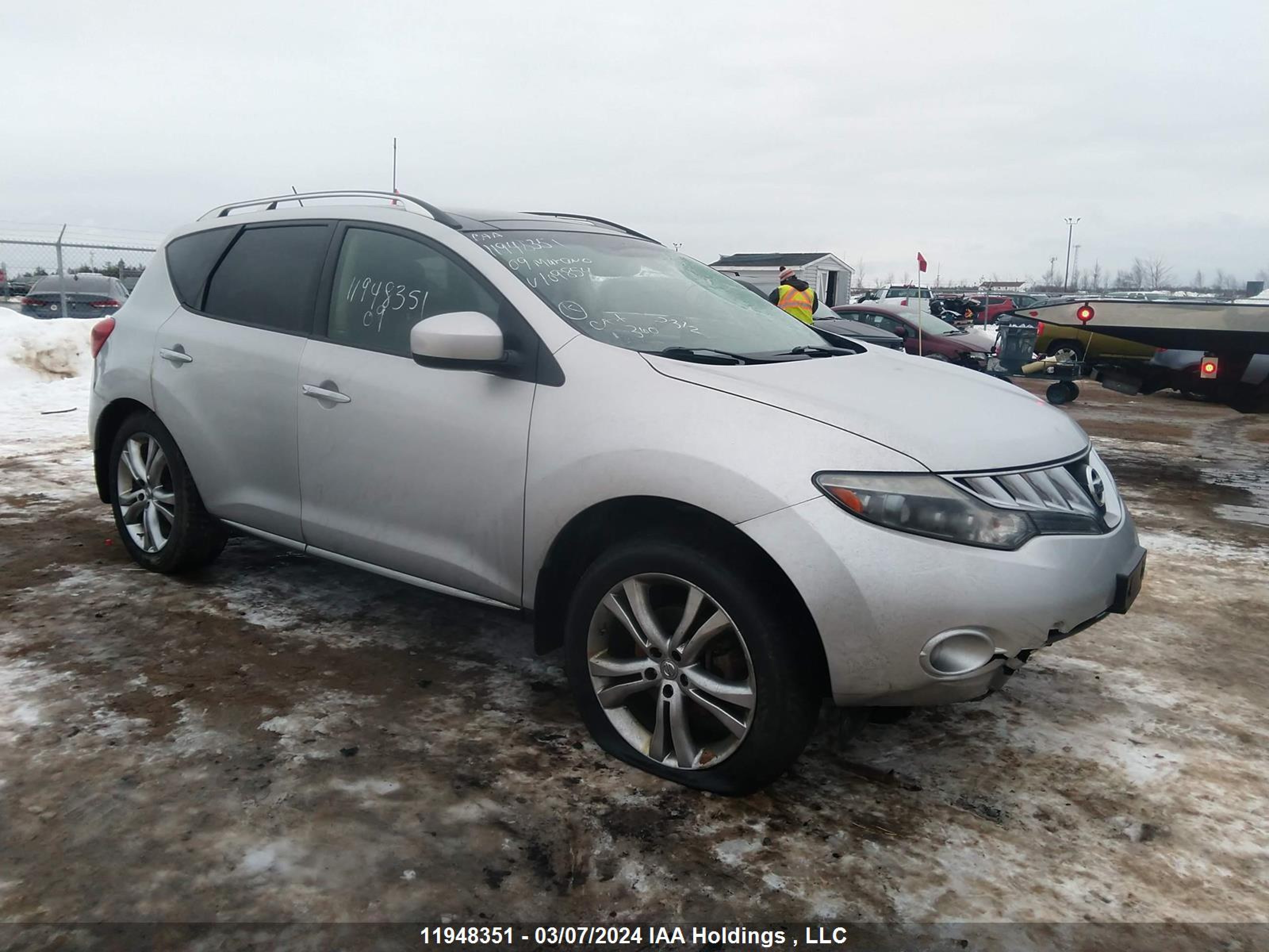 NISSAN MURANO 2009 jn8az18w79w109854