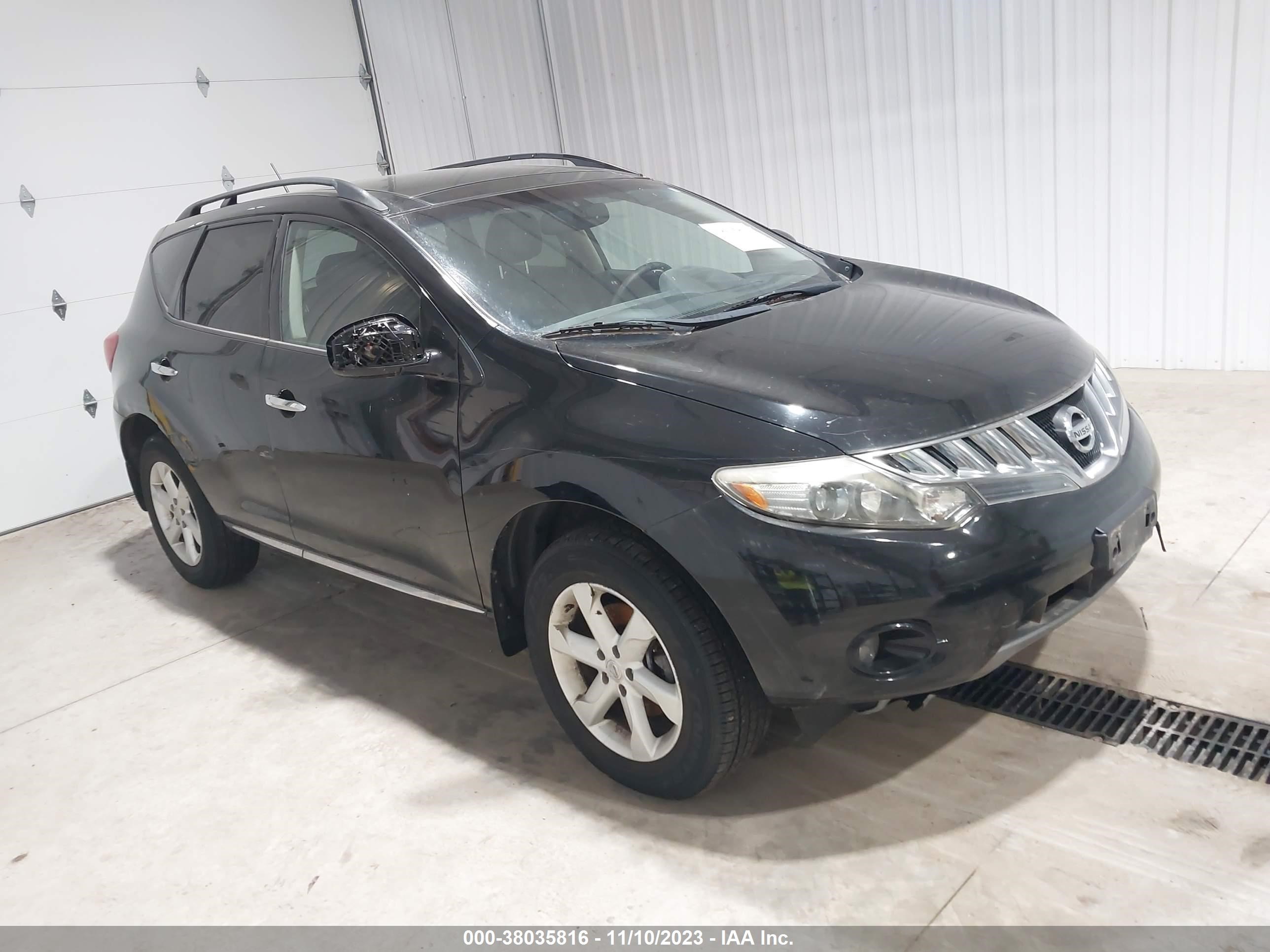 NISSAN MURANO 2009 jn8az18w79w133961