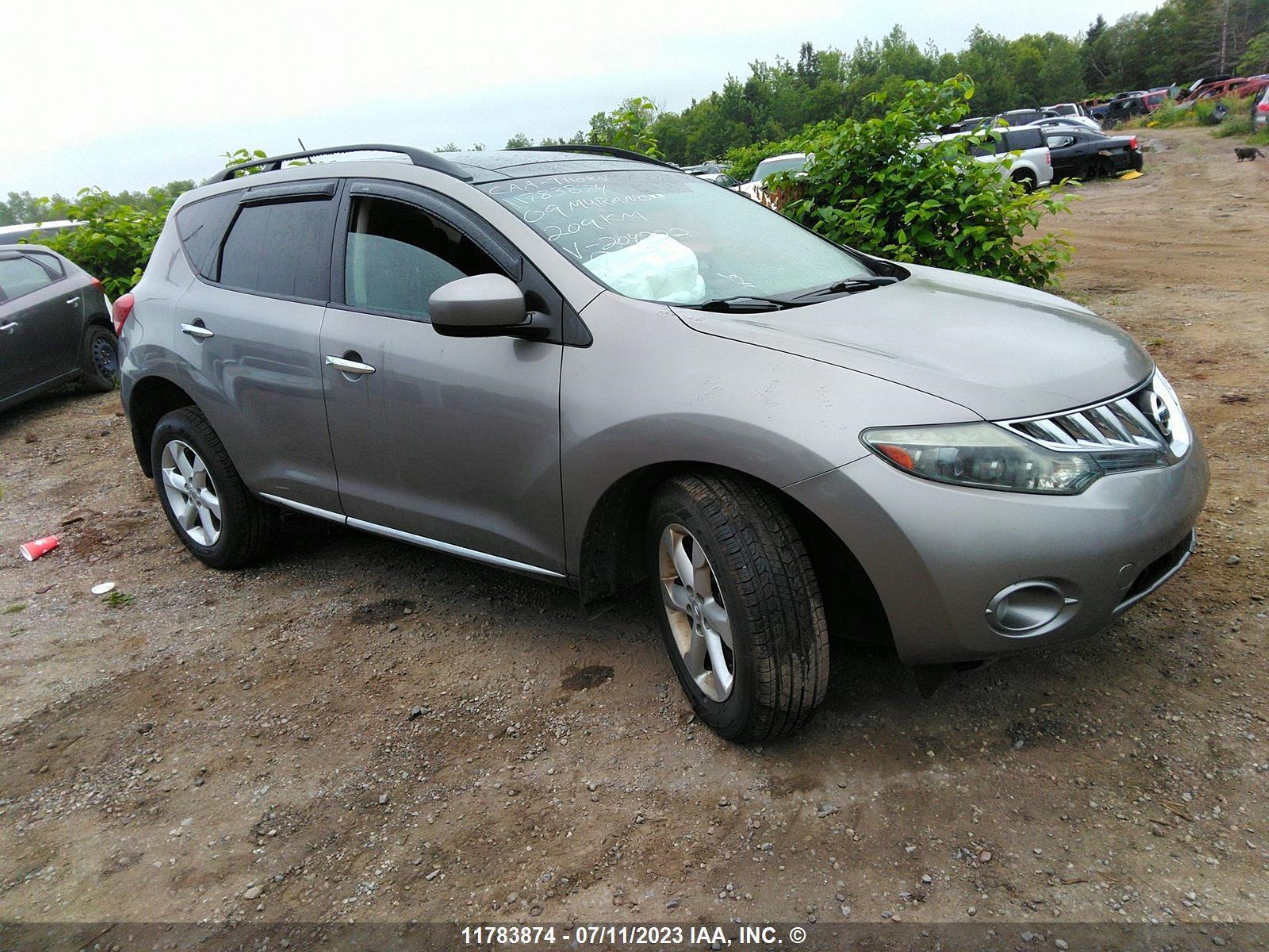 NISSAN MURANO 2009 jn8az18w79w204222