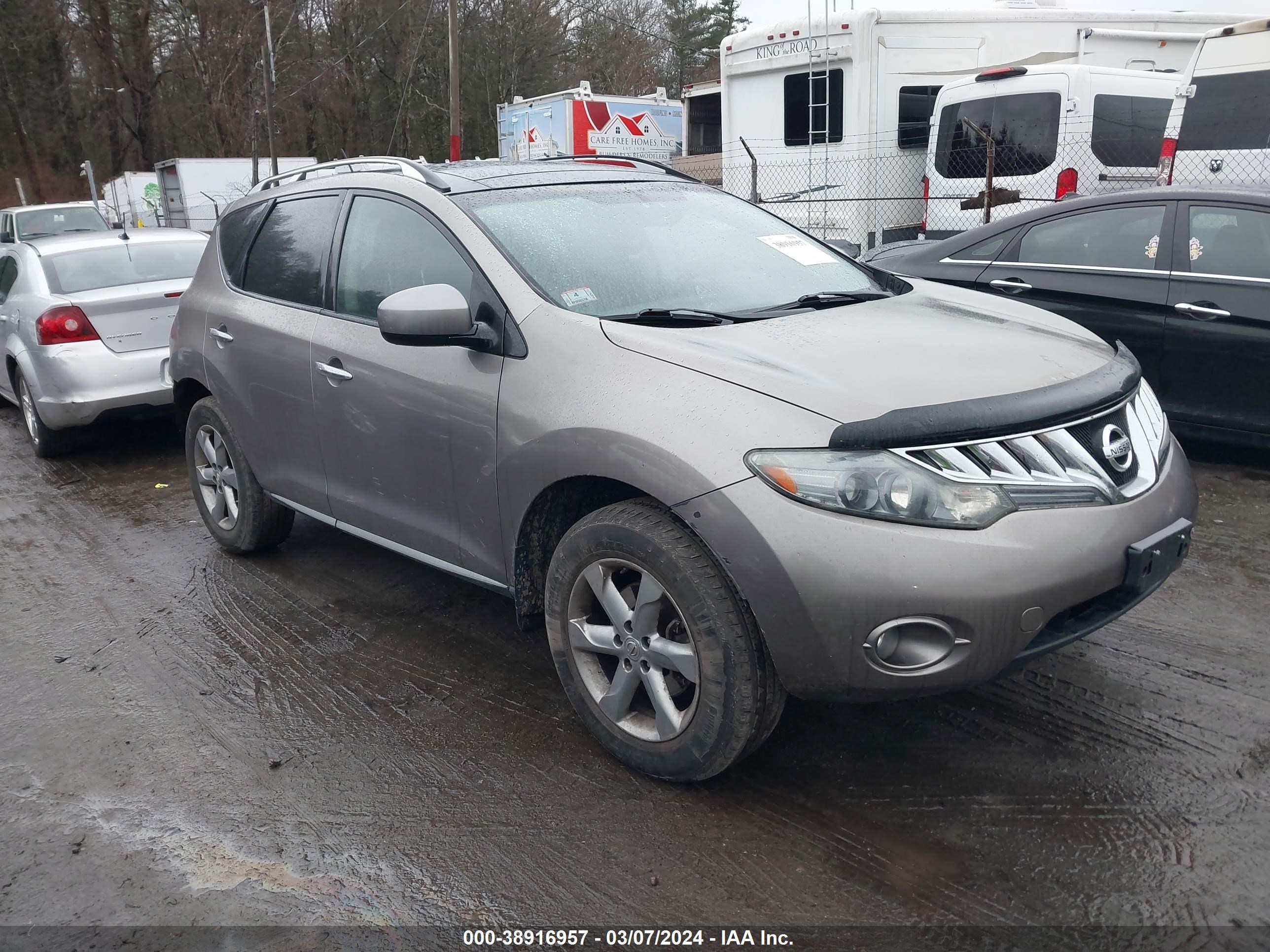 NISSAN MURANO 2009 jn8az18w79w206195