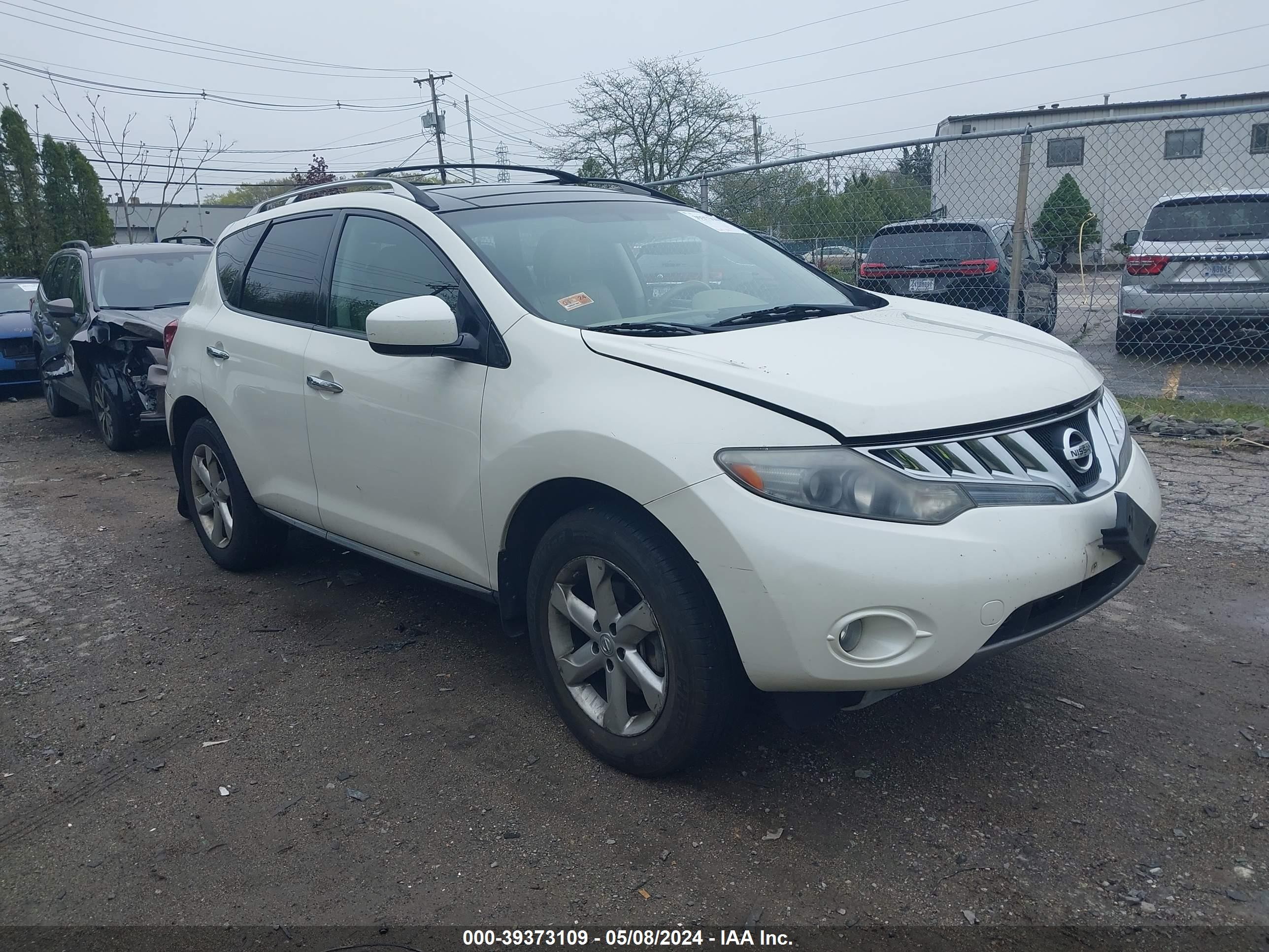 NISSAN MURANO 2009 jn8az18w79w207217