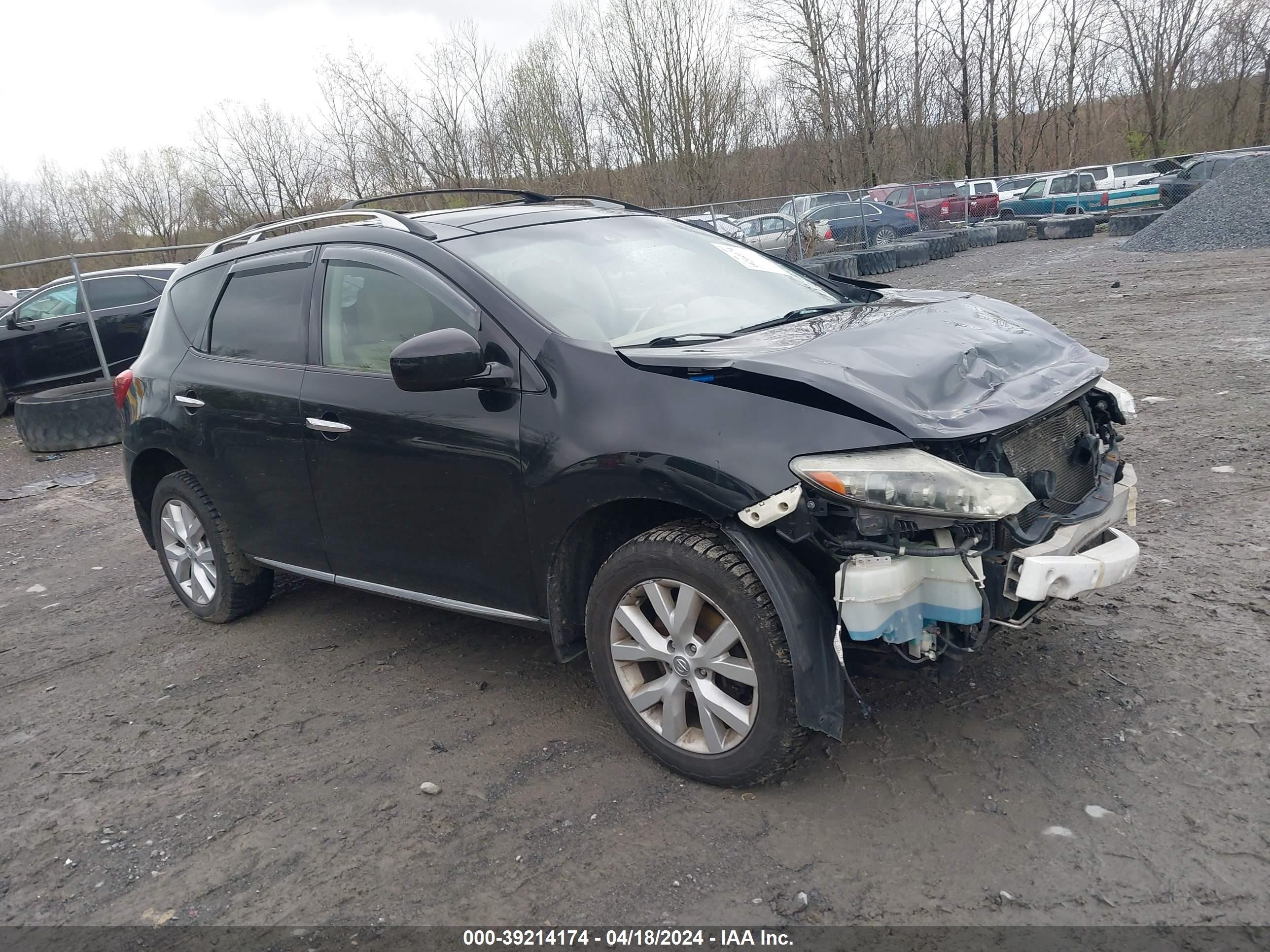 NISSAN MURANO 2009 jn8az18w89w118563