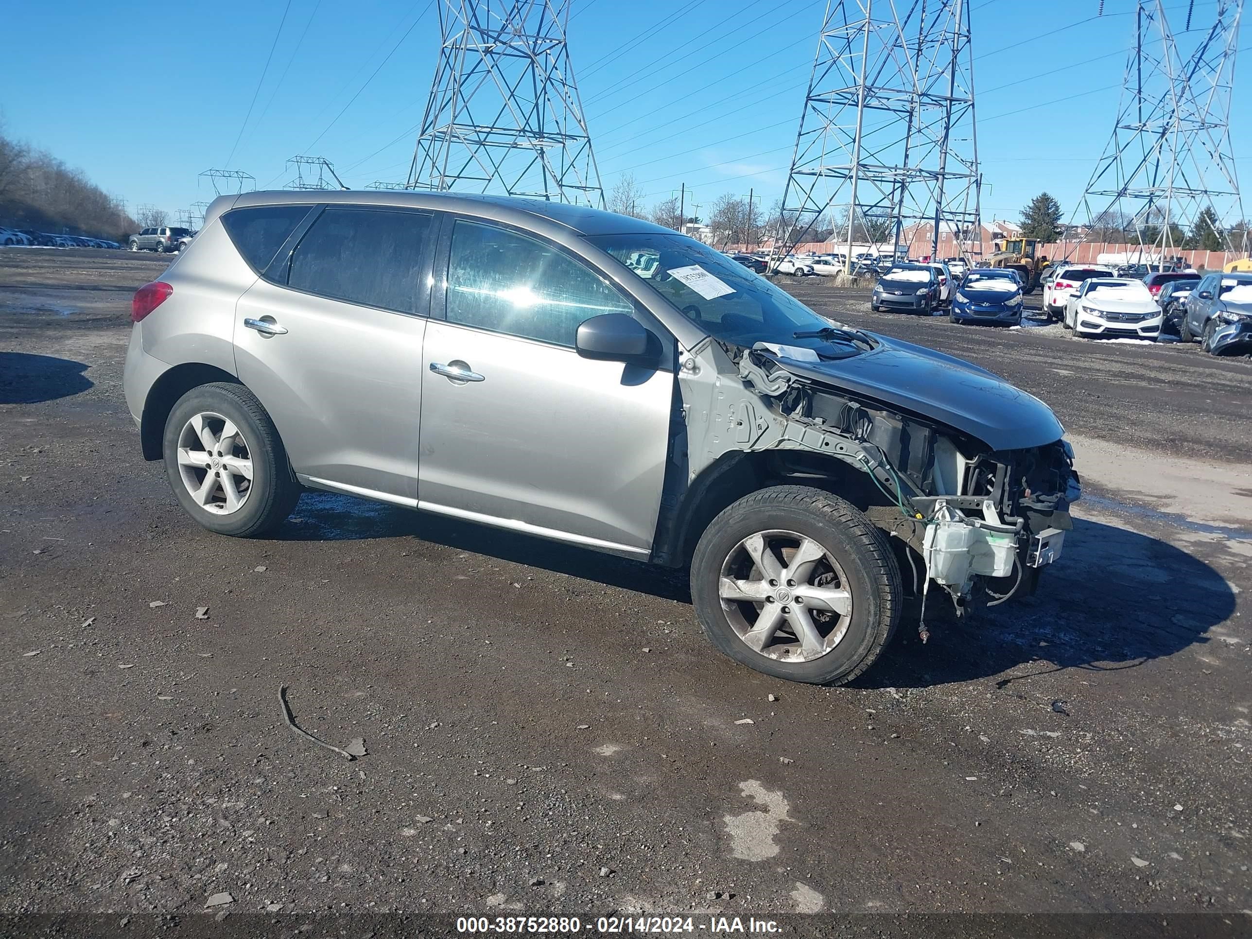 NISSAN MURANO 2009 jn8az18w99w103781