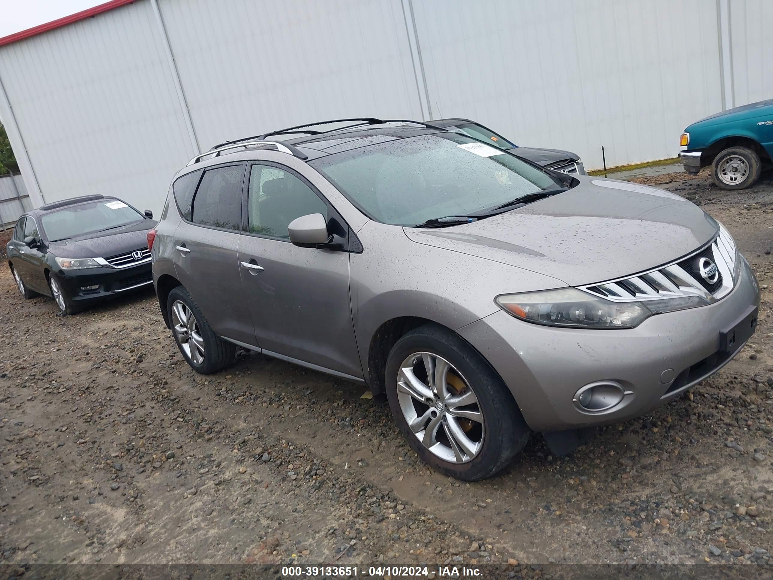 NISSAN MURANO 2009 jn8az18w99w149787