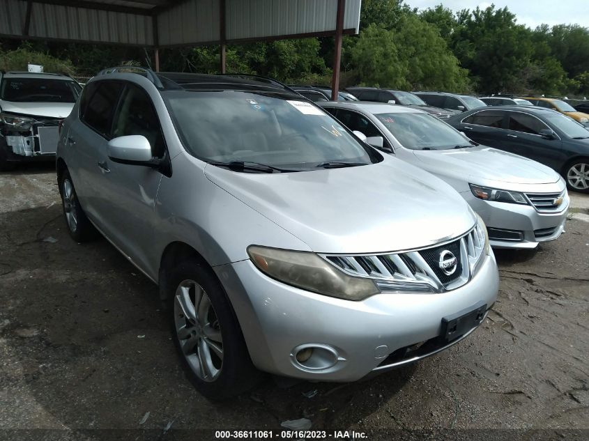 NISSAN MURANO 2009 jn8az18wx9w105751