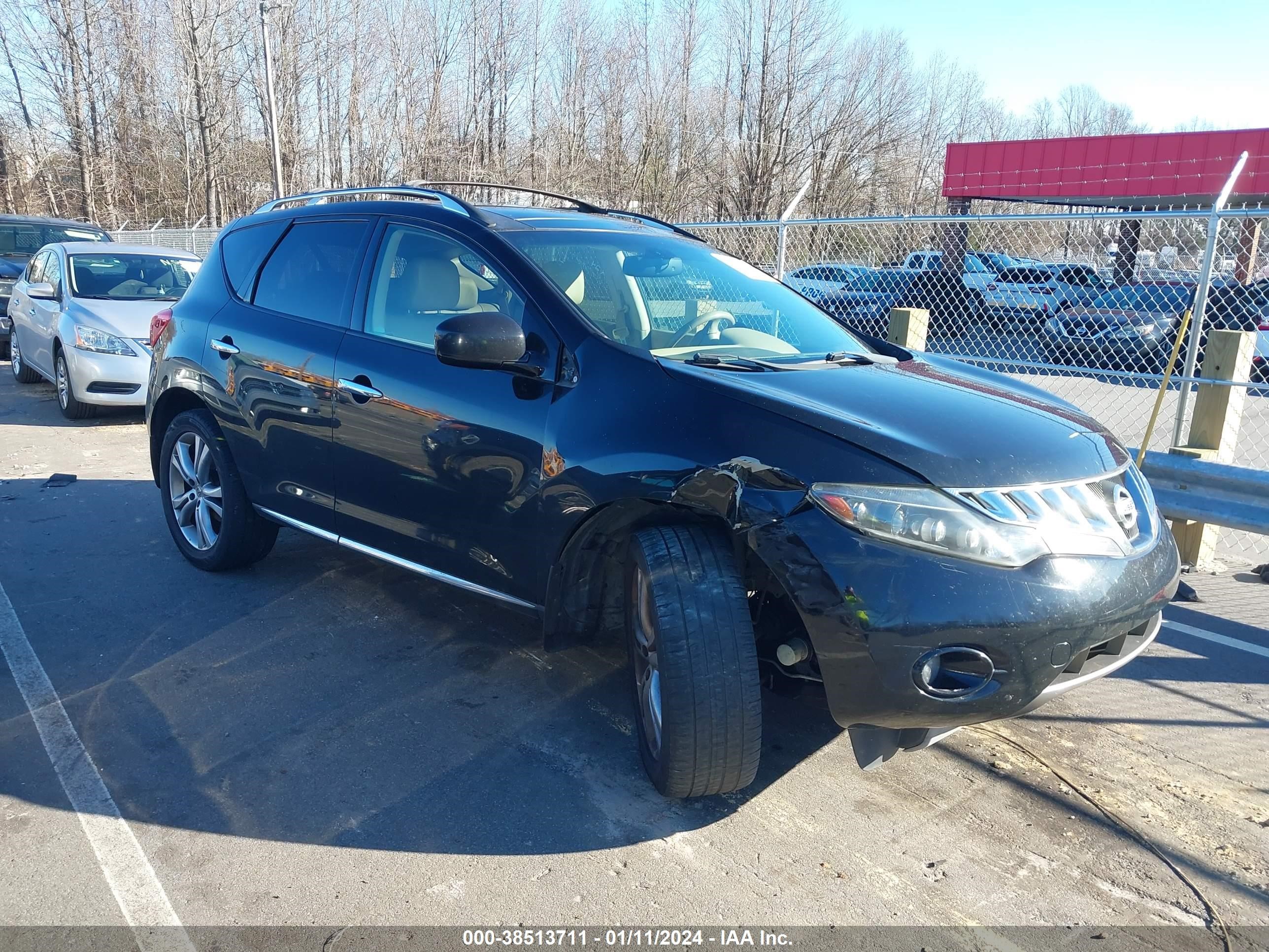 NISSAN MURANO 2009 jn8az18wx9w127653