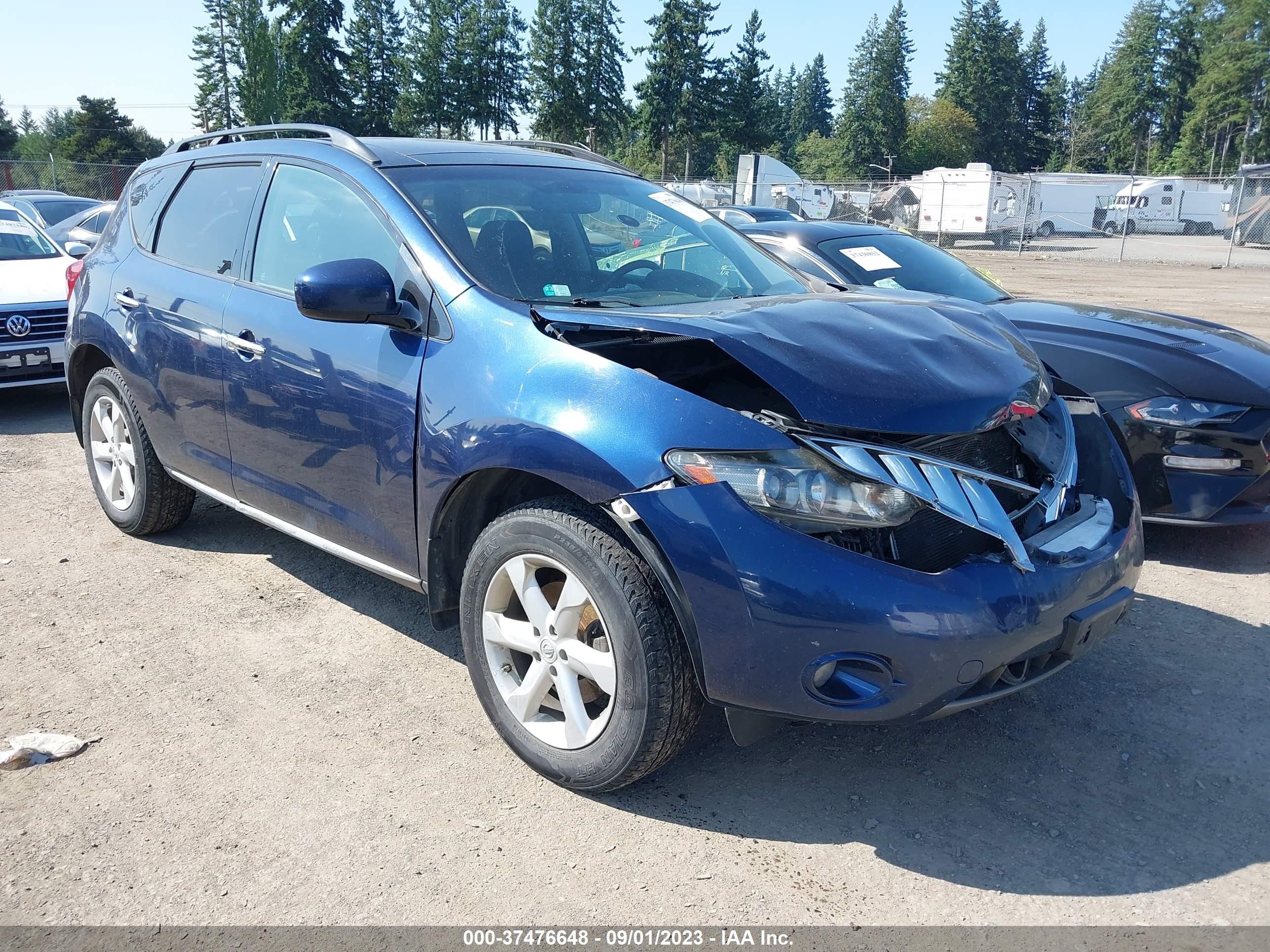 NISSAN MURANO 2009 jn8az18wx9w132173