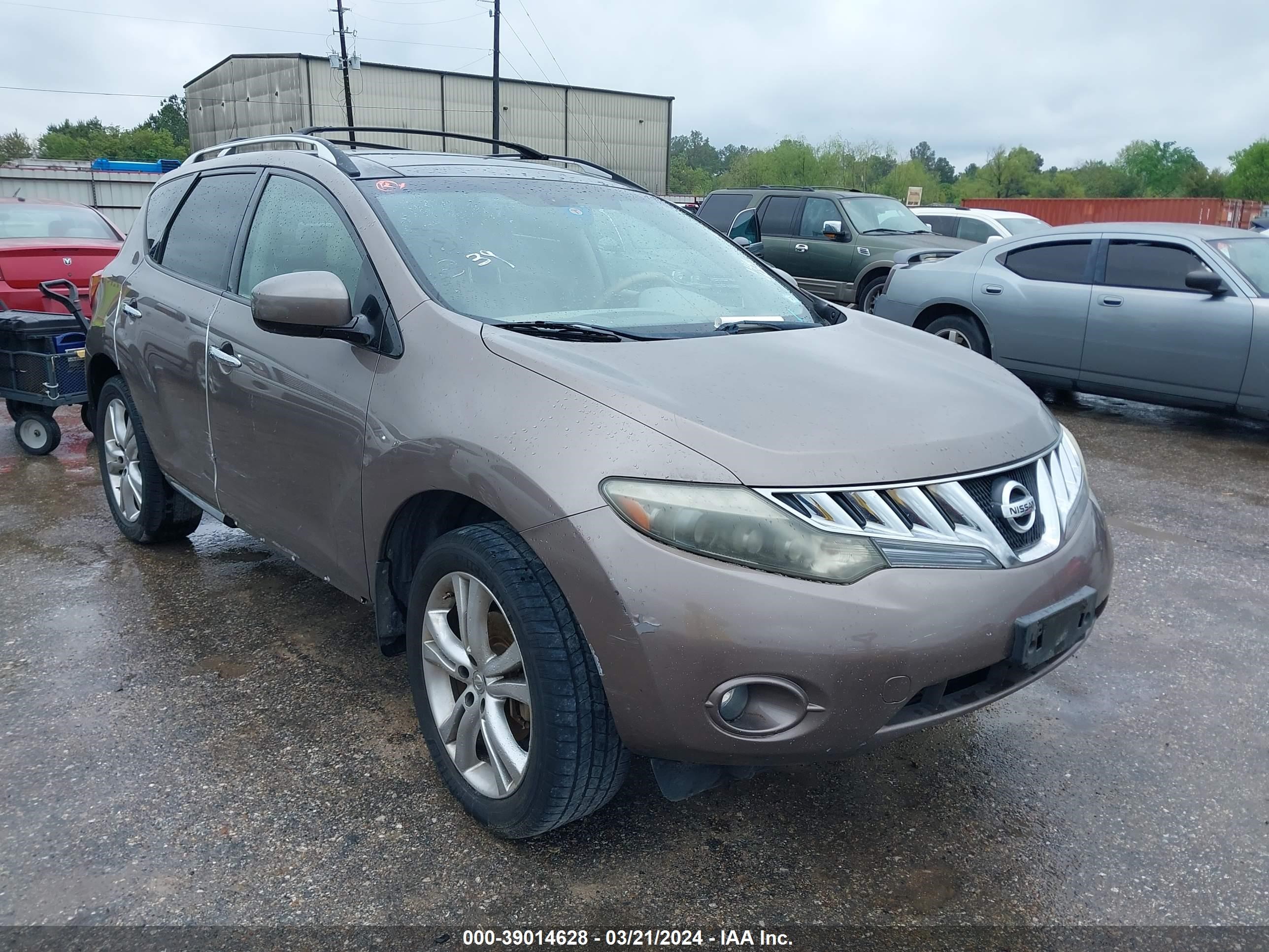 NISSAN MURANO 2009 jn8az18wx9w144467