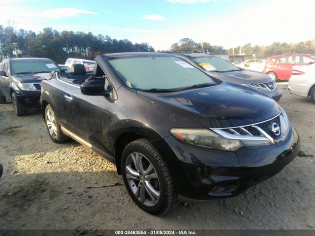 NISSAN MURANO CROSSCABRIOLET 2011 jn8az1fy9bw001486