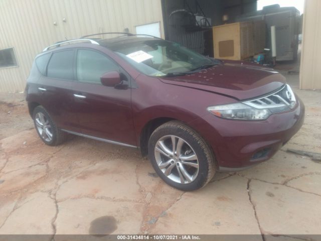 NISSAN MURANO 2011 jn8az1mu0bw054612