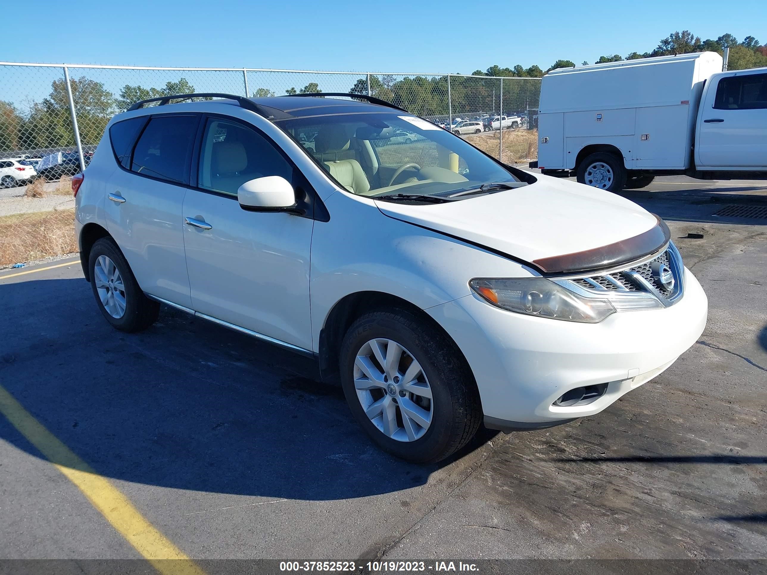 NISSAN MURANO 2012 jn8az1mu0cw108573