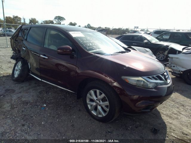 NISSAN MURANO 2013 jn8az1mu0dw214250