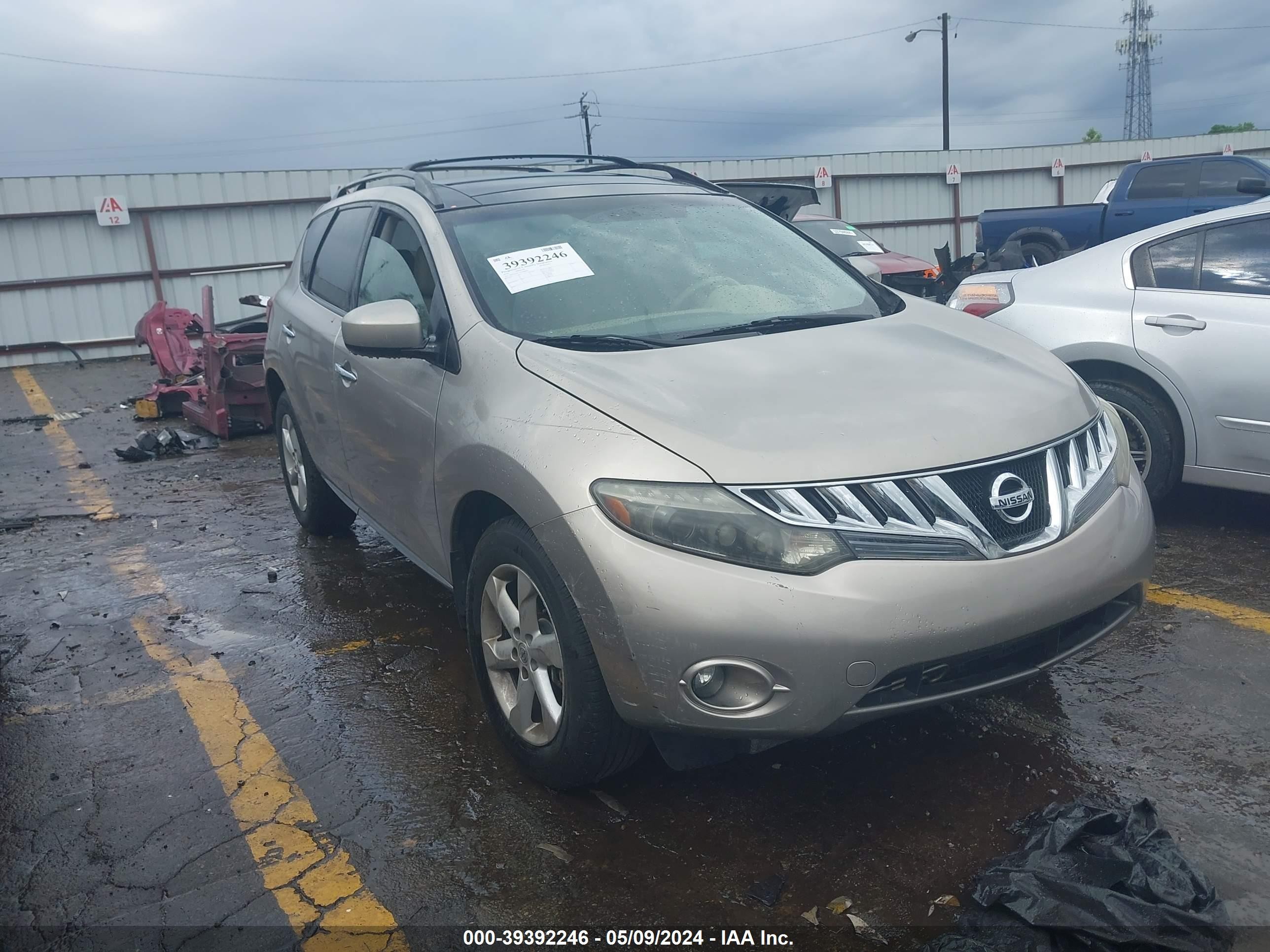 NISSAN MURANO 2010 jn8az1mu1aw000850