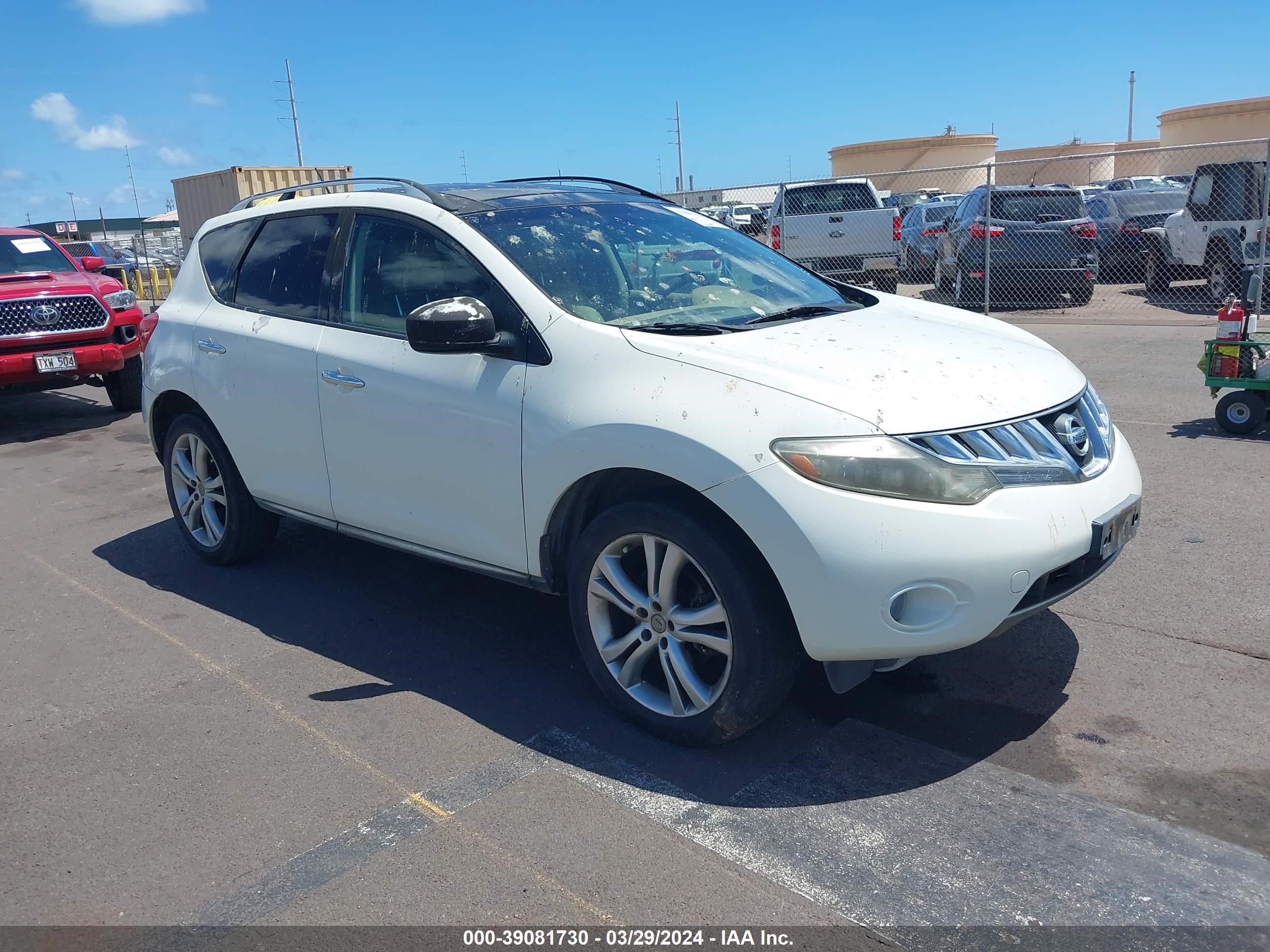 NISSAN MURANO 2010 jn8az1mu1aw002808