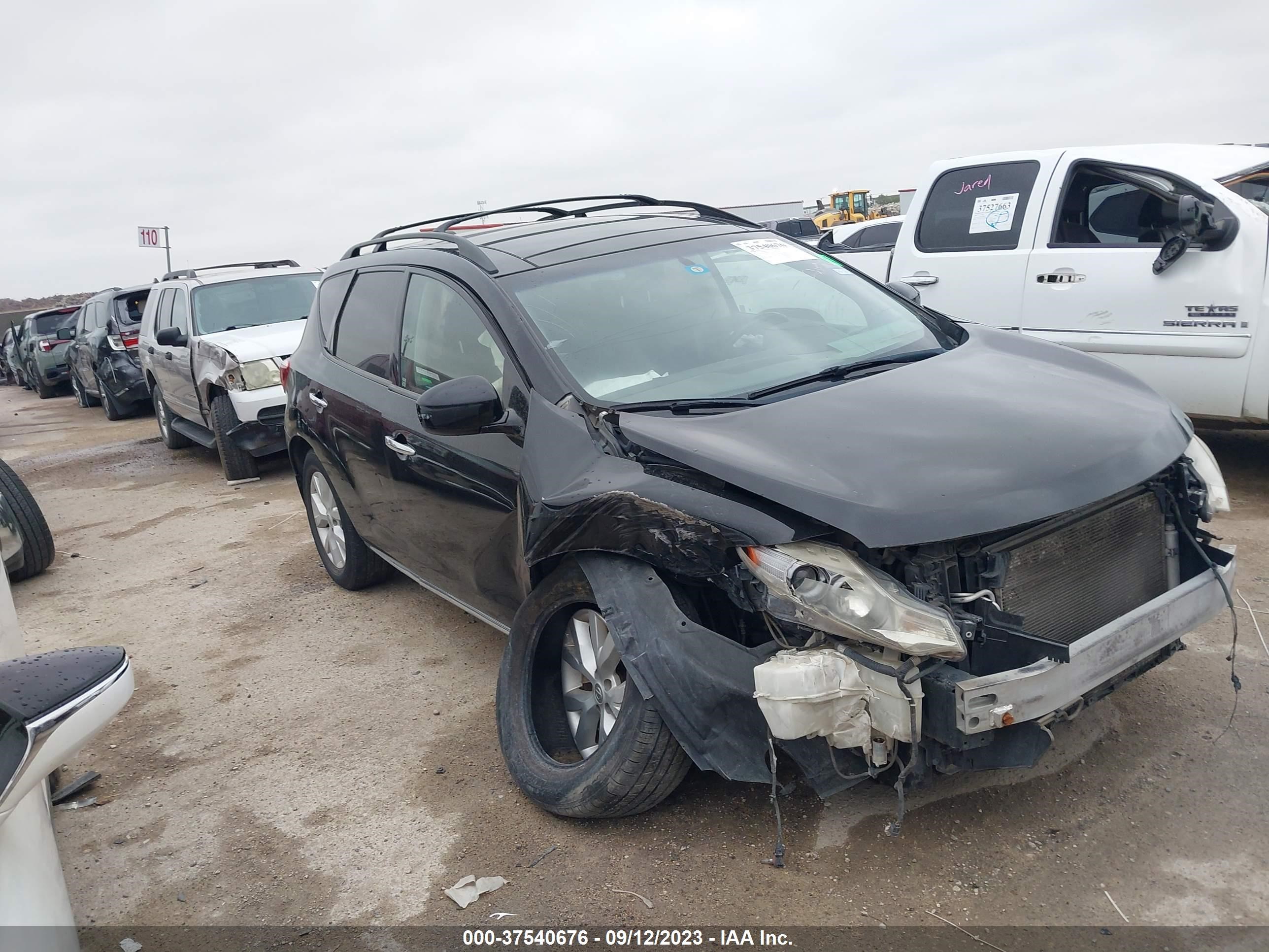 NISSAN MURANO 2011 jn8az1mu1bw065604