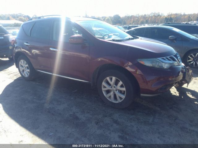 NISSAN MURANO 2012 jn8az1mu1cw120036