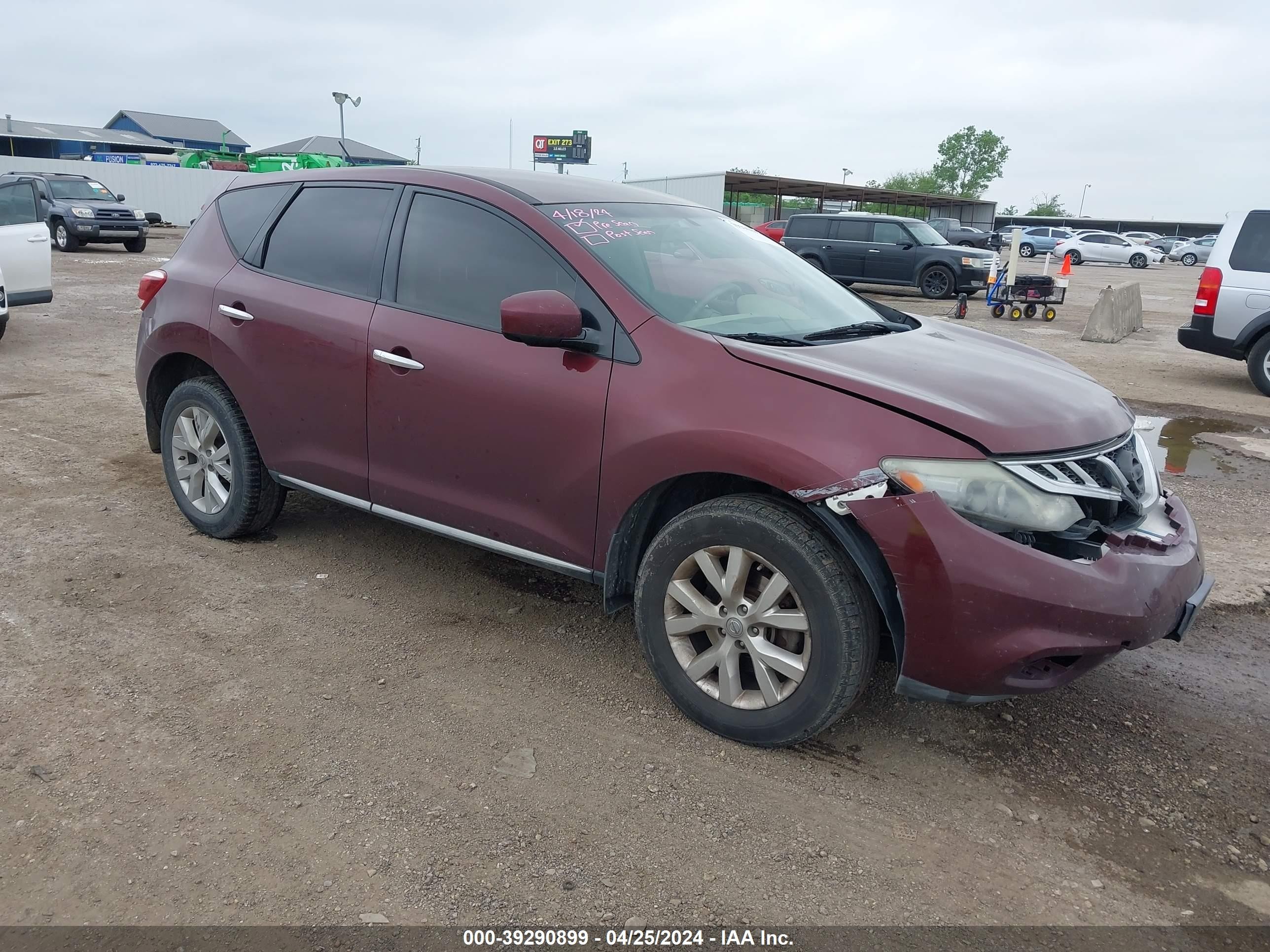 NISSAN MURANO 2012 jn8az1mu1cw121817